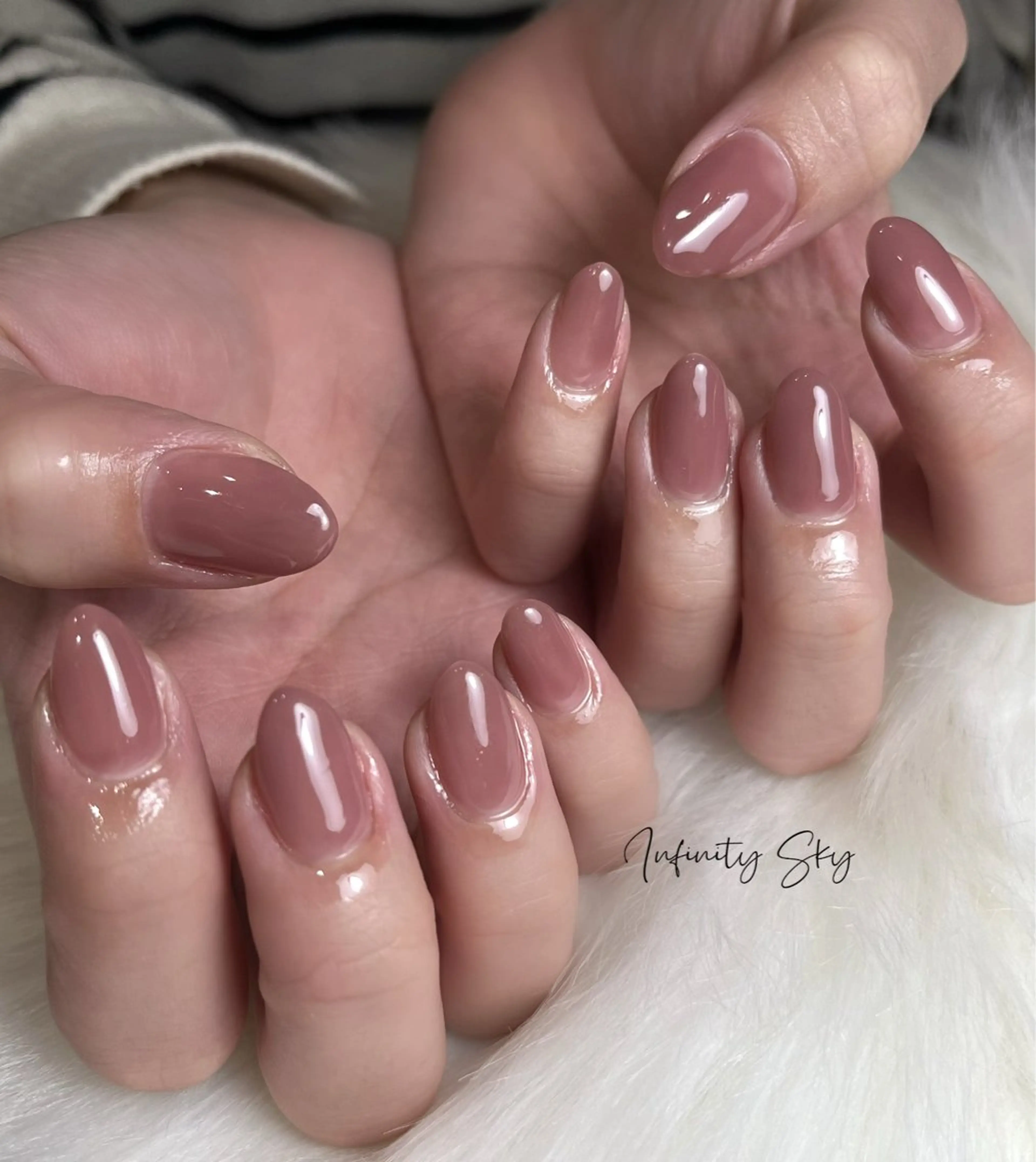 ネイル infinity skyのネイルデザイン