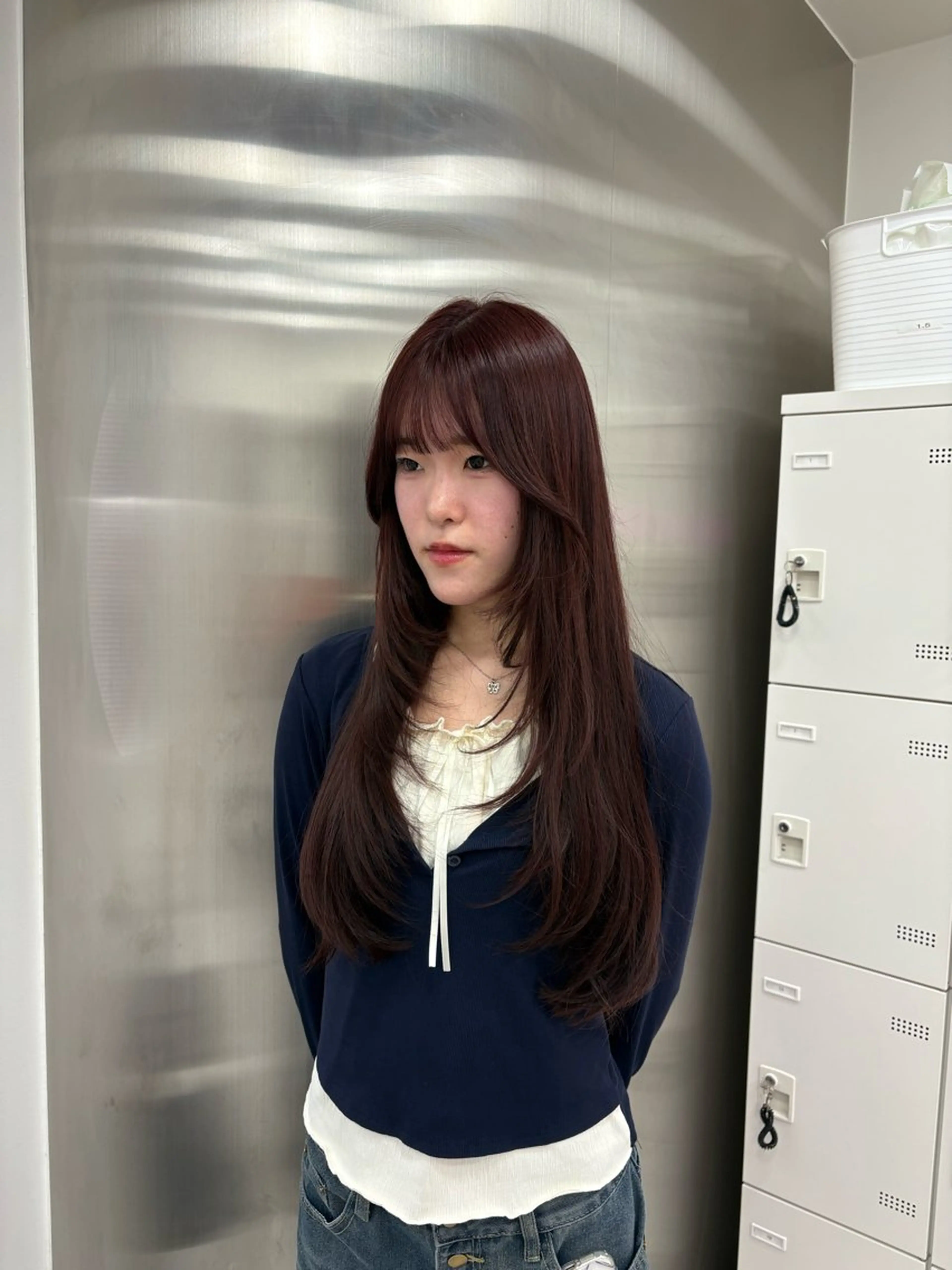 カラー カット ヘアカラー トリートメント 透明感ベージュ🤎 ナチュラルレイヤーのヘアスタイル