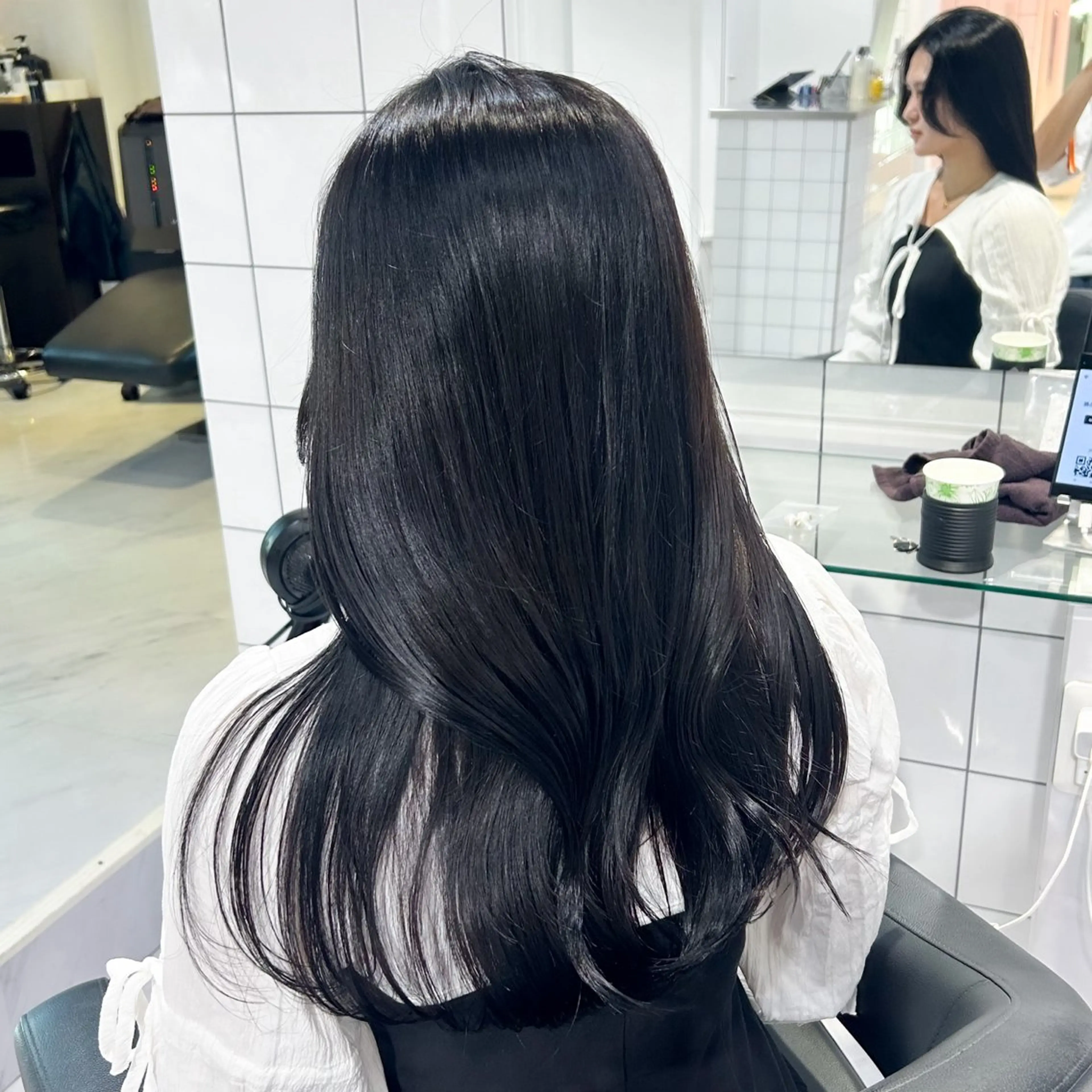 ロング カラー ヘアカラー トリートメント 表参道/透明感カラー /暗髪/ジュキヤのヘアスタイル