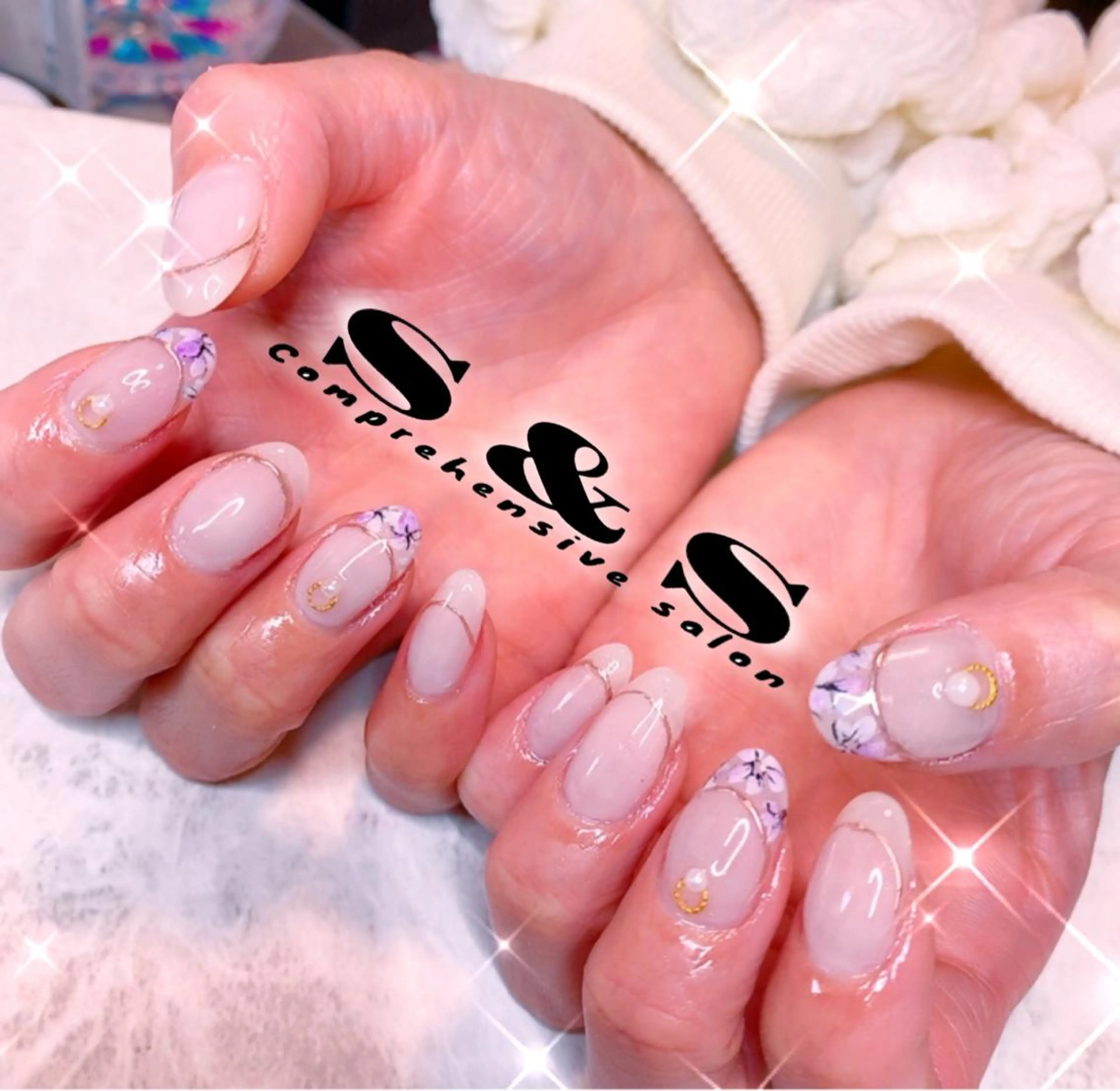 ネイル アートネイル 長さ出し フラワーネイル メンズネイル 持ち込み S&S 村田小百合のネイルデザイン