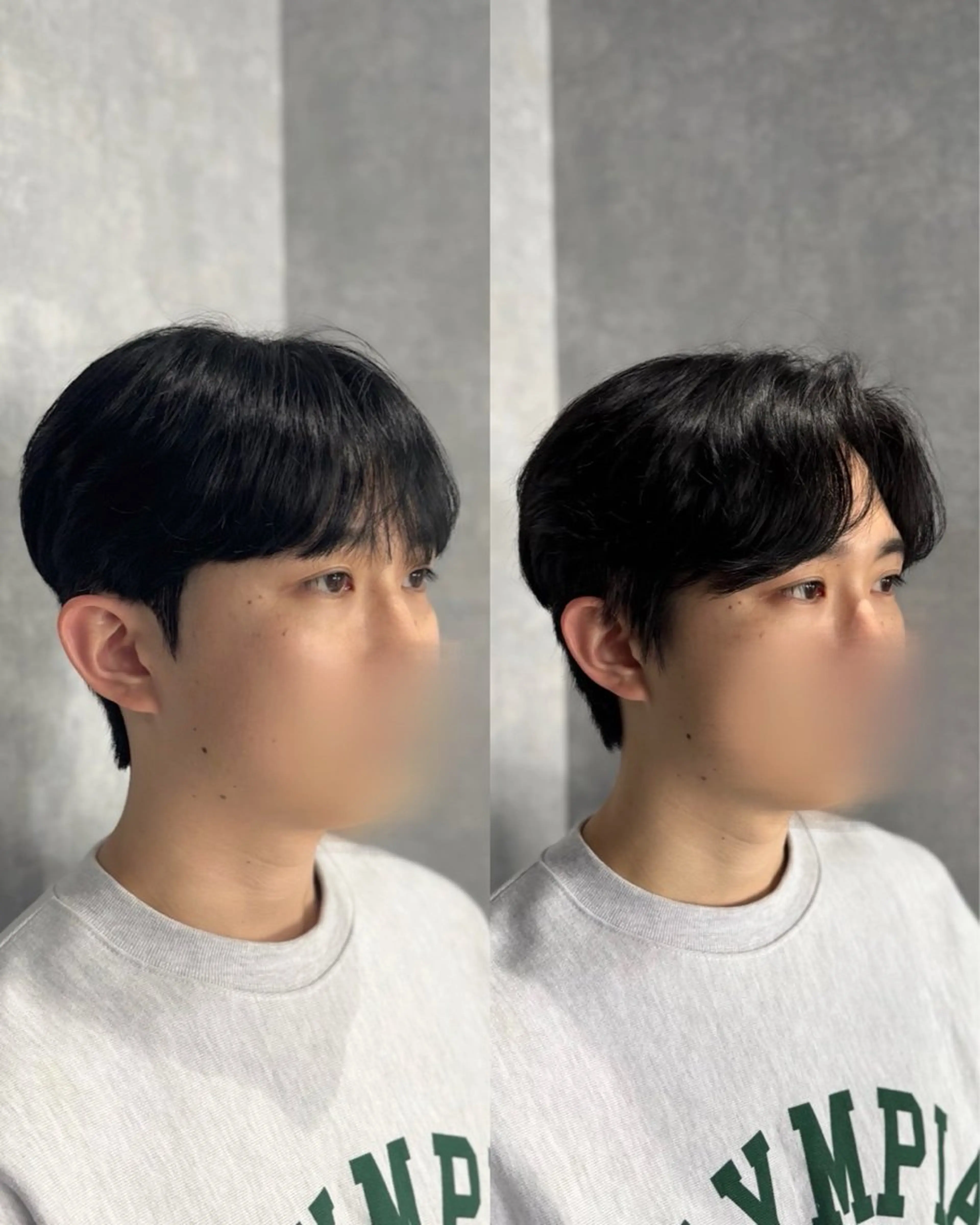 ショート カラー パーマ メンズ ダウンパーマ メンズパーマ カット パーマ 韓国メンズヘア/ ダウンパーマ/歩夢のヘアスタイル