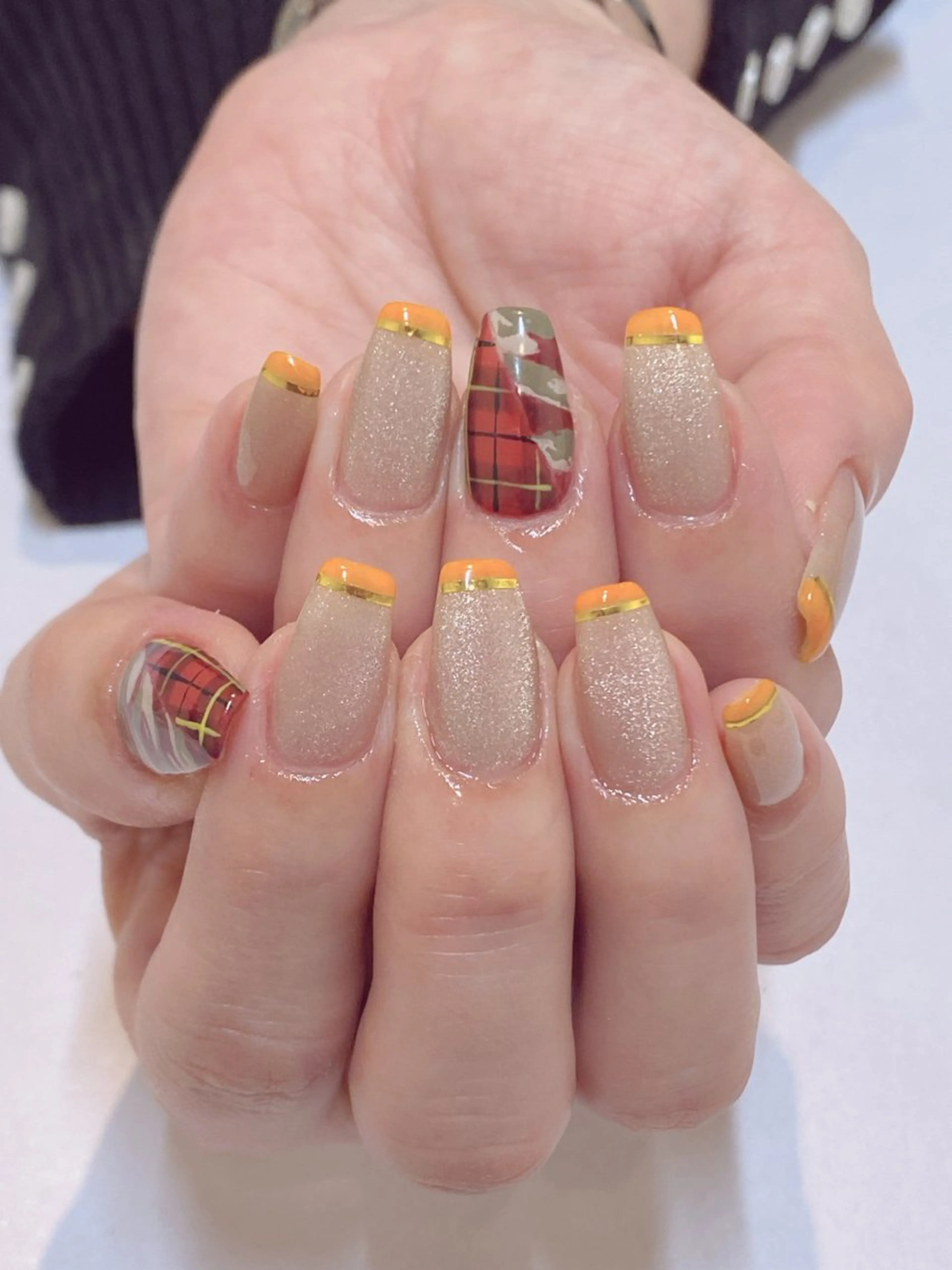 ネイル アニマル柄 アートネイル オーロラネイル クリアネイル グラデーション Ｎail Ｓalon ertiのネイルデザイン