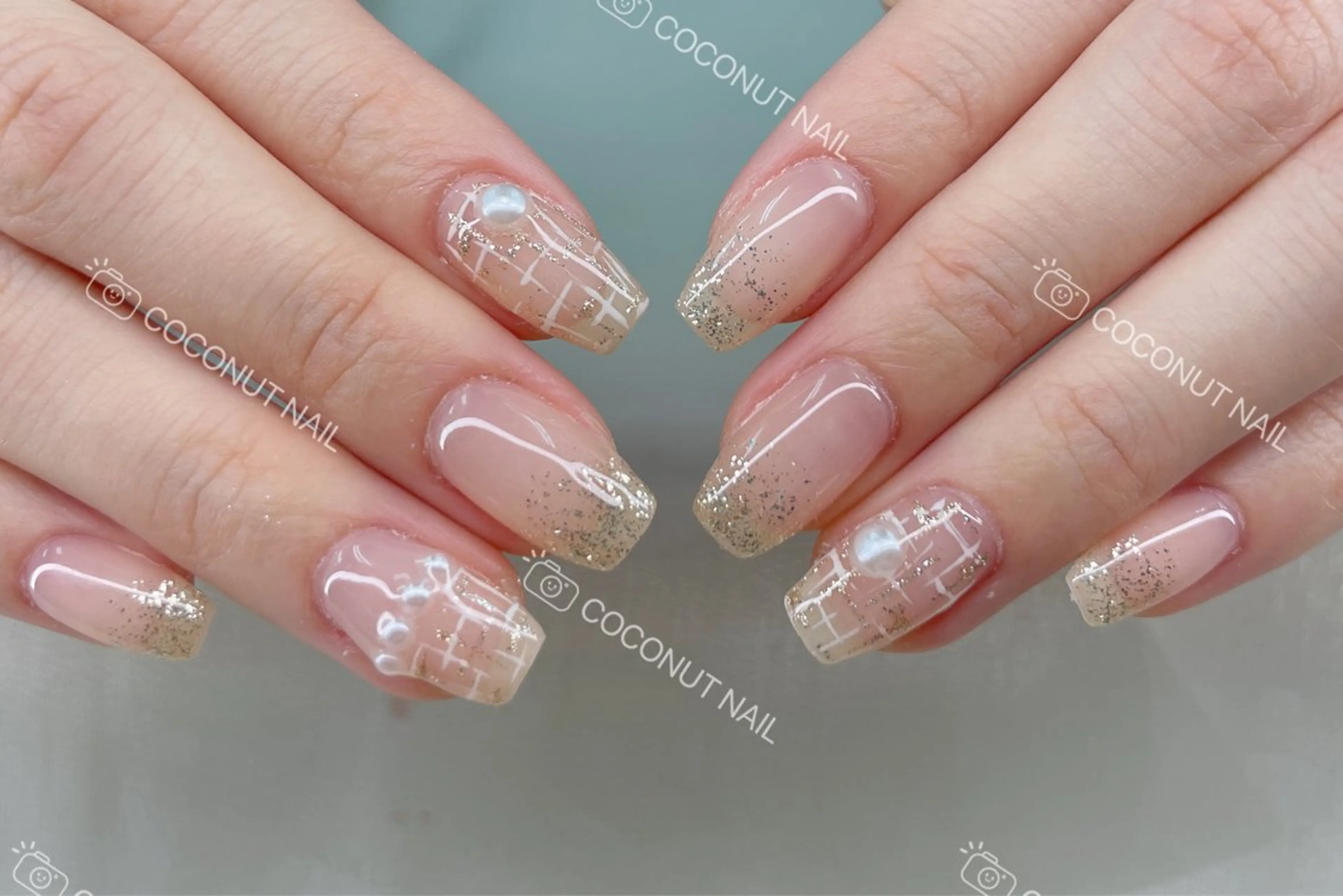 ネイル 神田 ココナッツのネイルデザイン