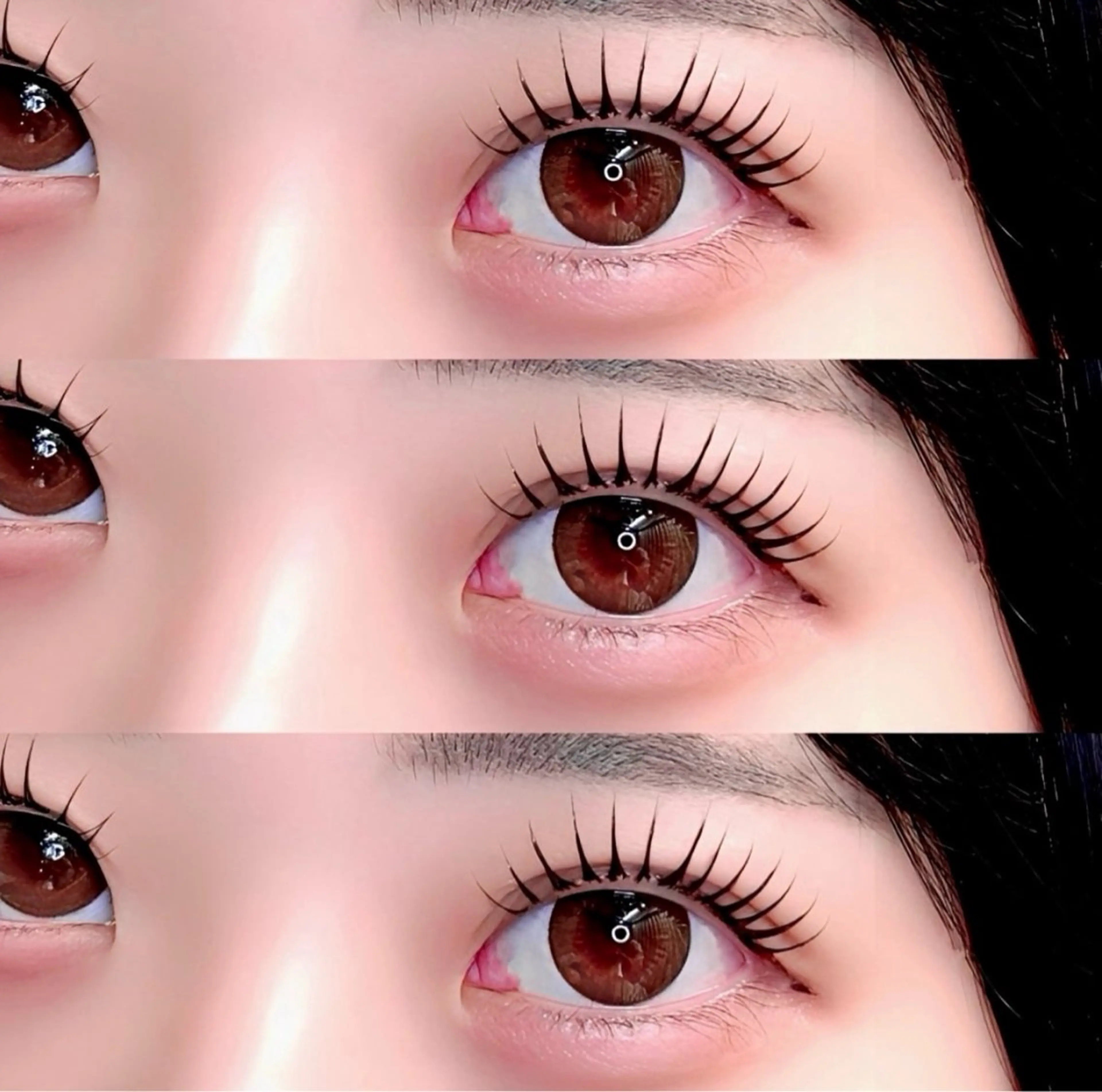 マツエク・マツパ パリジェンヌラッシュリフト マツパ NANAMI🖤 ‎のマツエク・マツパデザイン