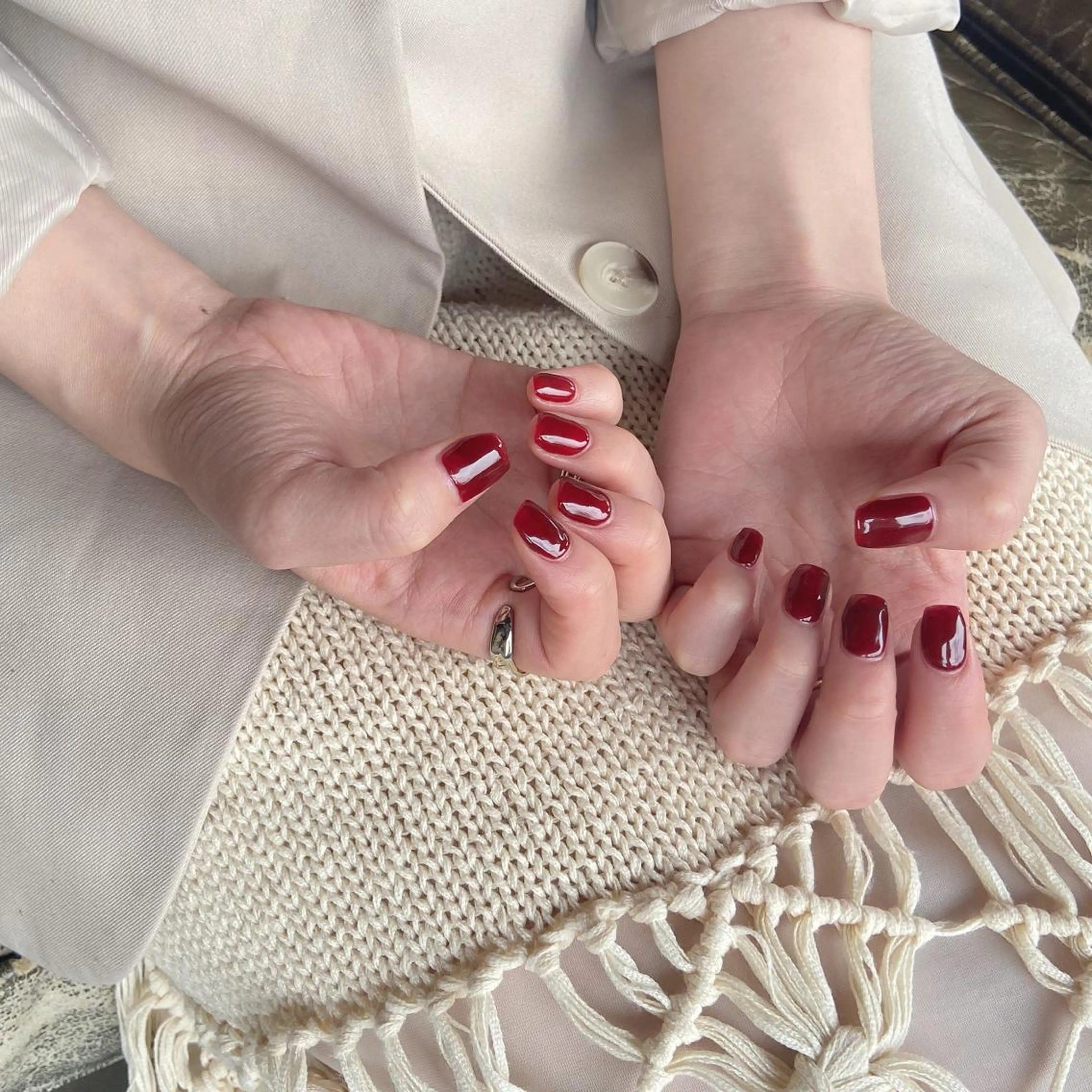 ネイル 𝕄𝕚𝕪𝕦🤍 自由が丘⌇パラジェルのネイルデザイン