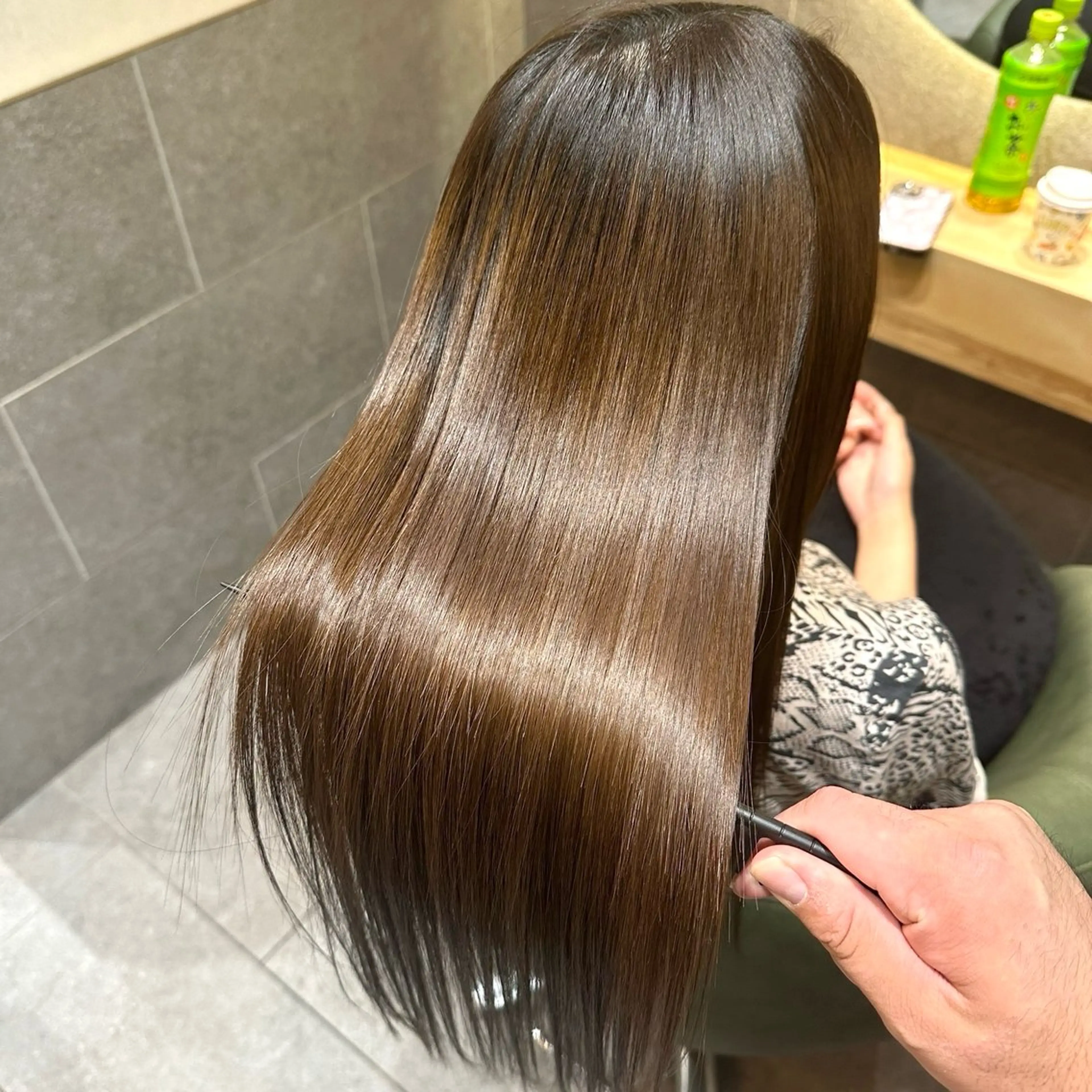 ロング カット 縮毛矯正 🫧縮毛矯正🫧 yuriのヘアスタイル