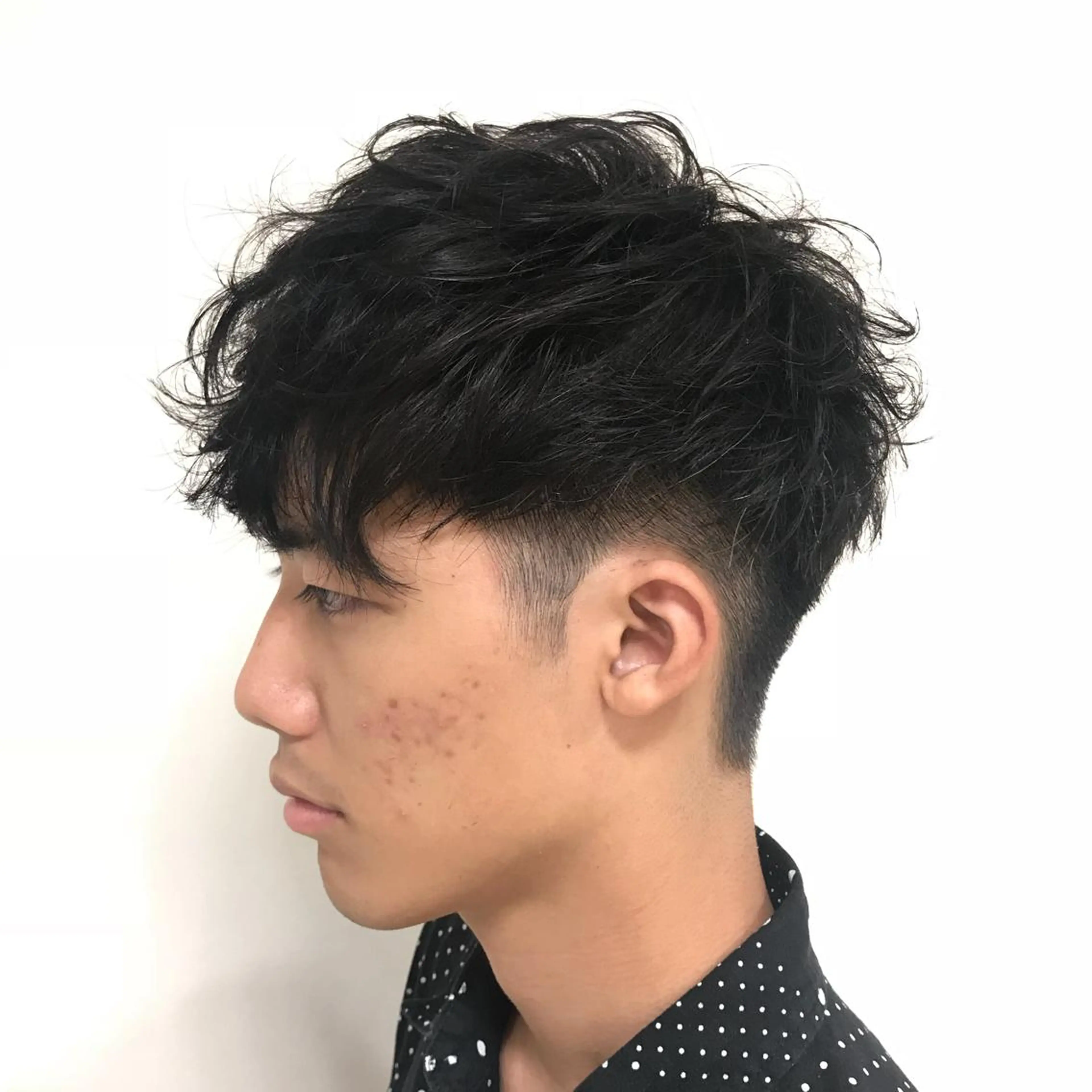 ショート パーマ メンズ マッシュ カット Vir by browのヘアスタイル