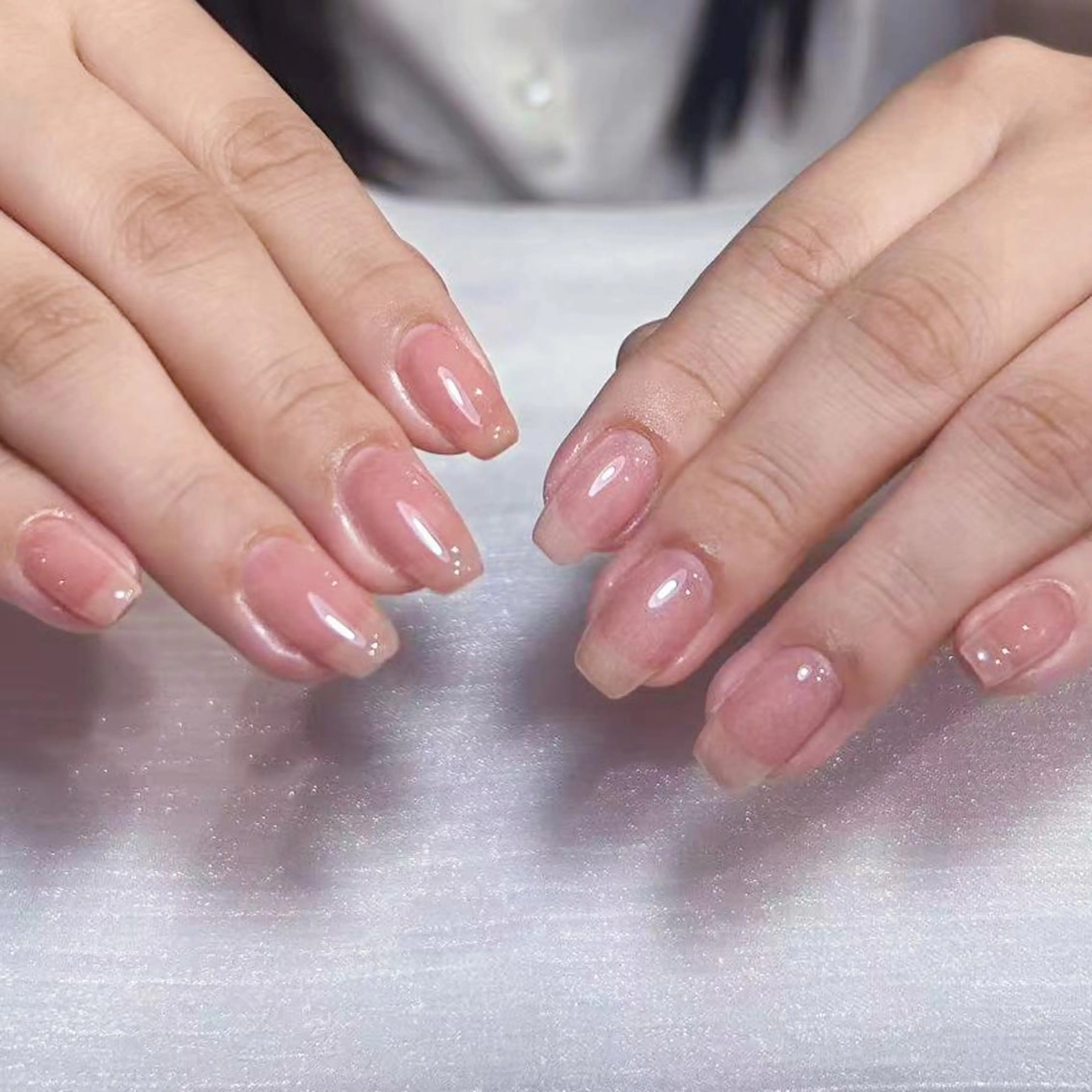 ネイル アートネイル オーロラネイル ガーリー キラキラネイル 韓国ネイル diamond ♥のネイルデザイン