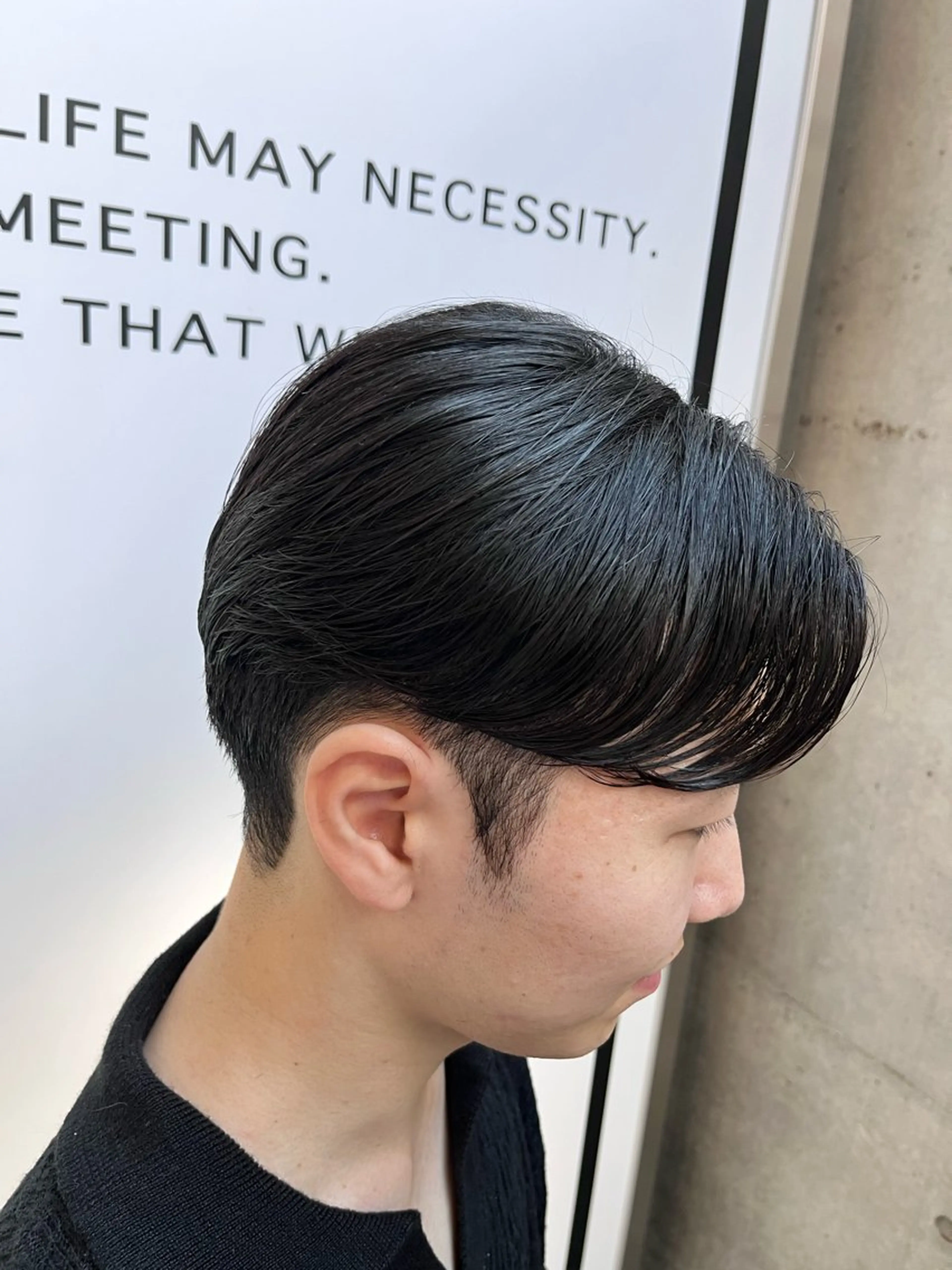 ショート パーマ メンズ センターパート 縮毛矯正 カット 縮毛矯正 韓国メンズヘア特化 ‪☆KOKIのヘアスタイル