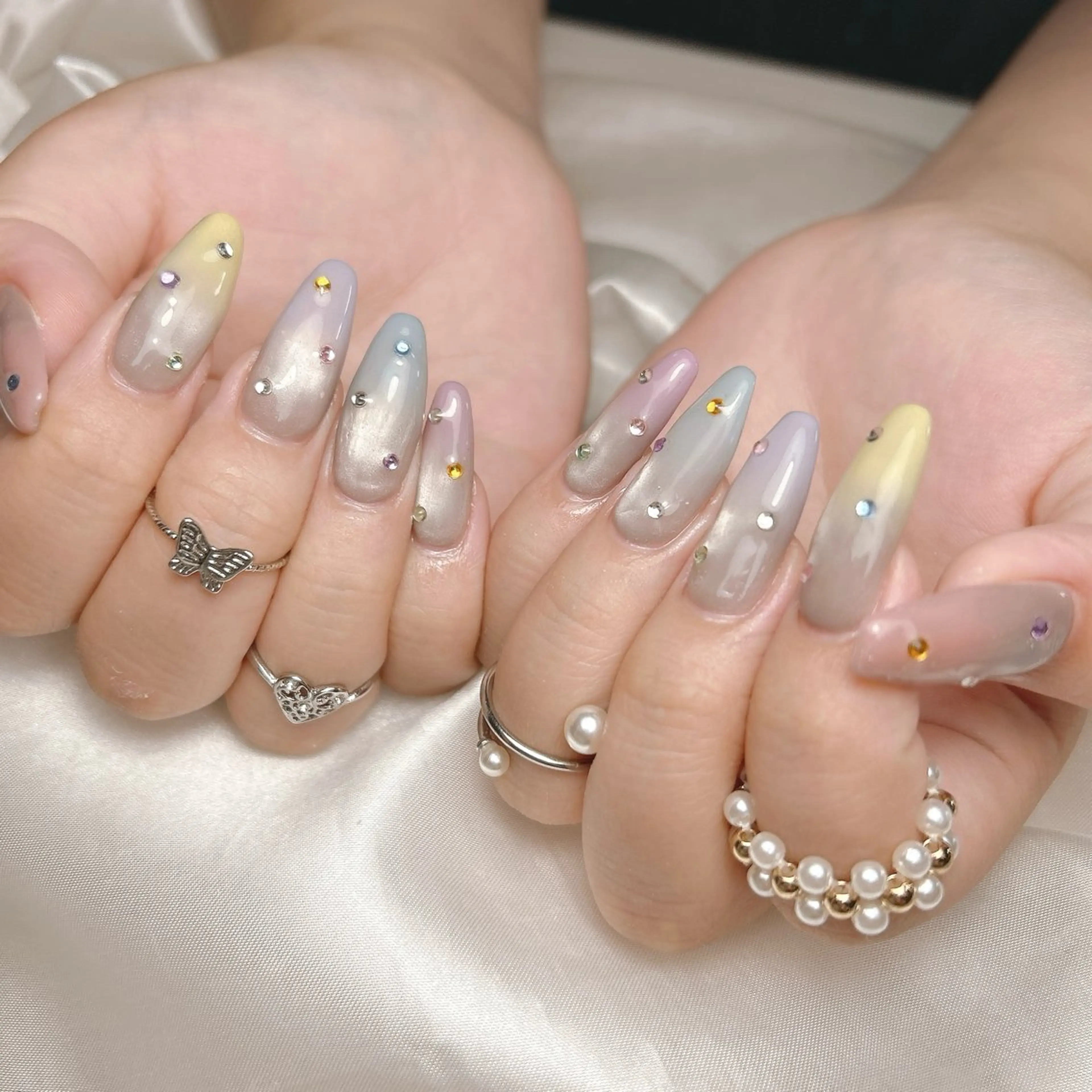 ネイル パステルネイル ハンドネイル junna 金山.東別院.上前津のネイルデザイン