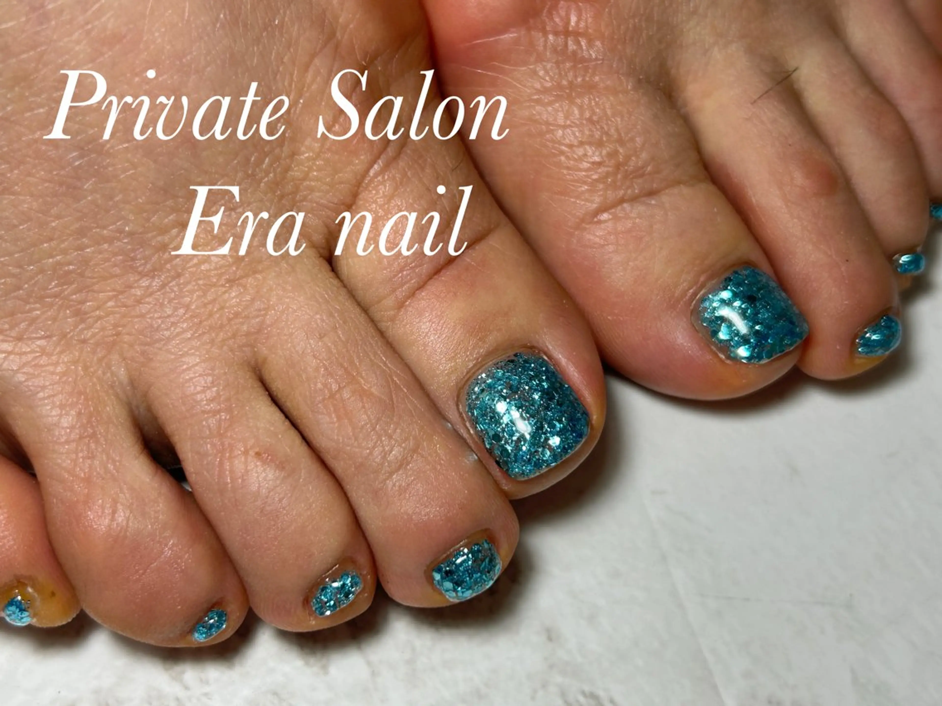 ネイル フットネイル ワンカラーネイル フットネイル Era nailのネイルデザイン