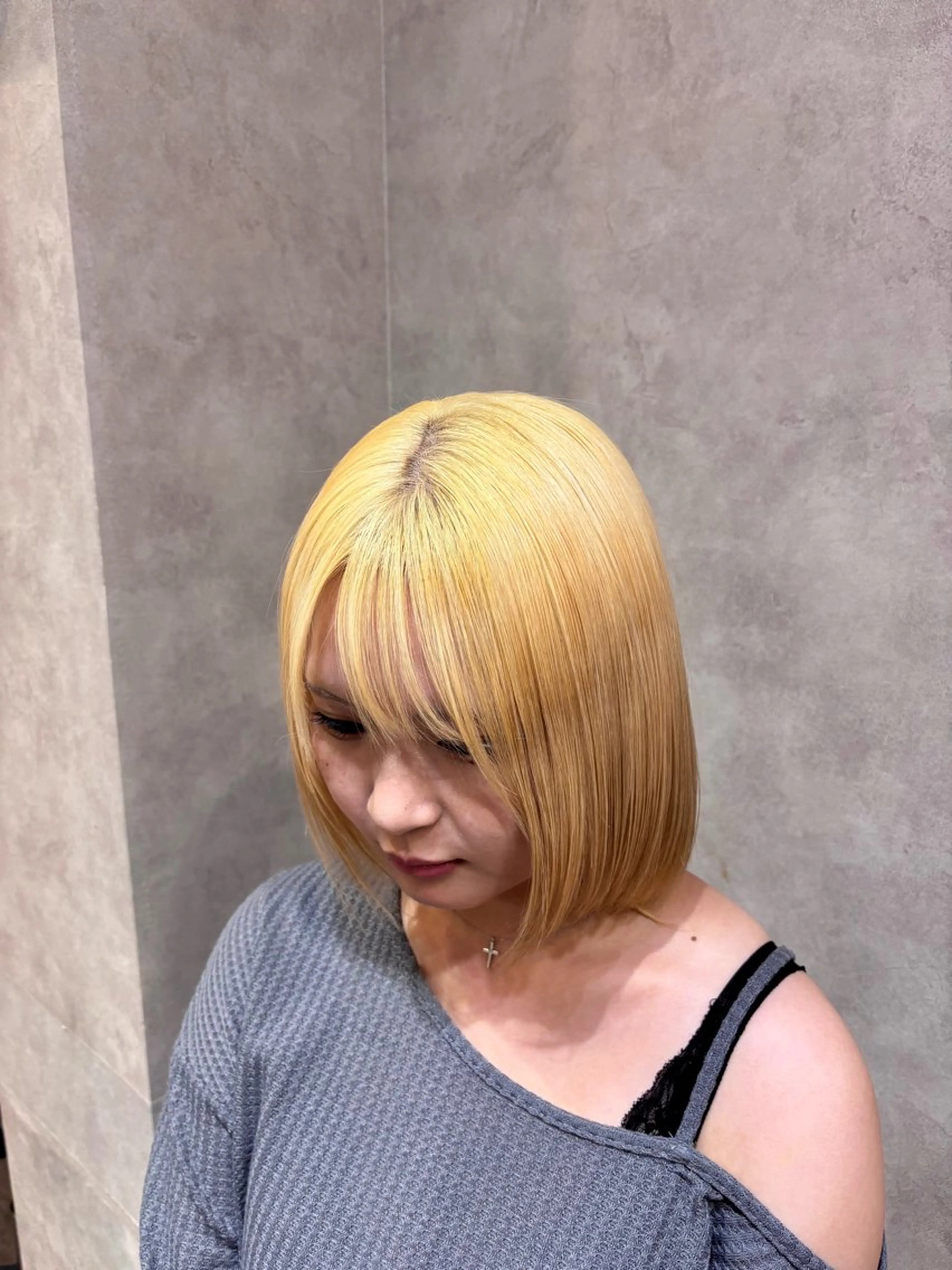 ミディアム 艶髪/縮毛矯正 /hikaruのヘアスタイル