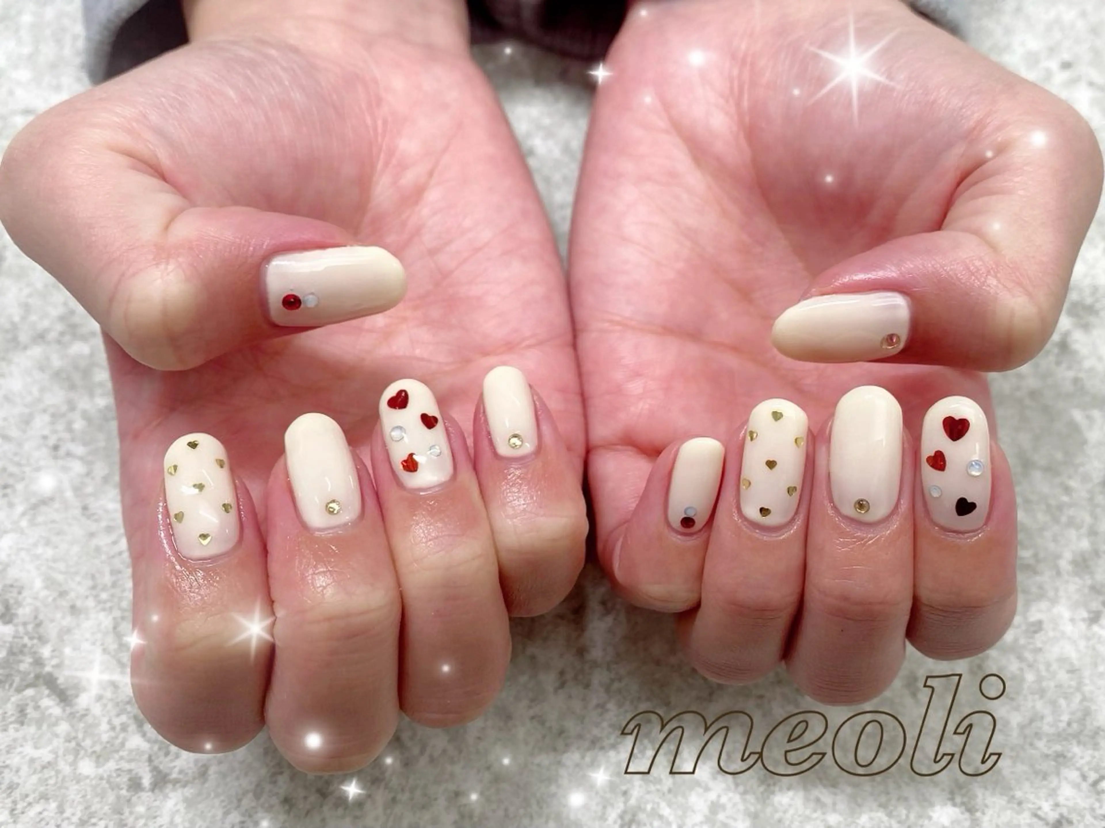 ネイル アートネイル ハンドネイル nail salon meoli メグのネイルデザイン