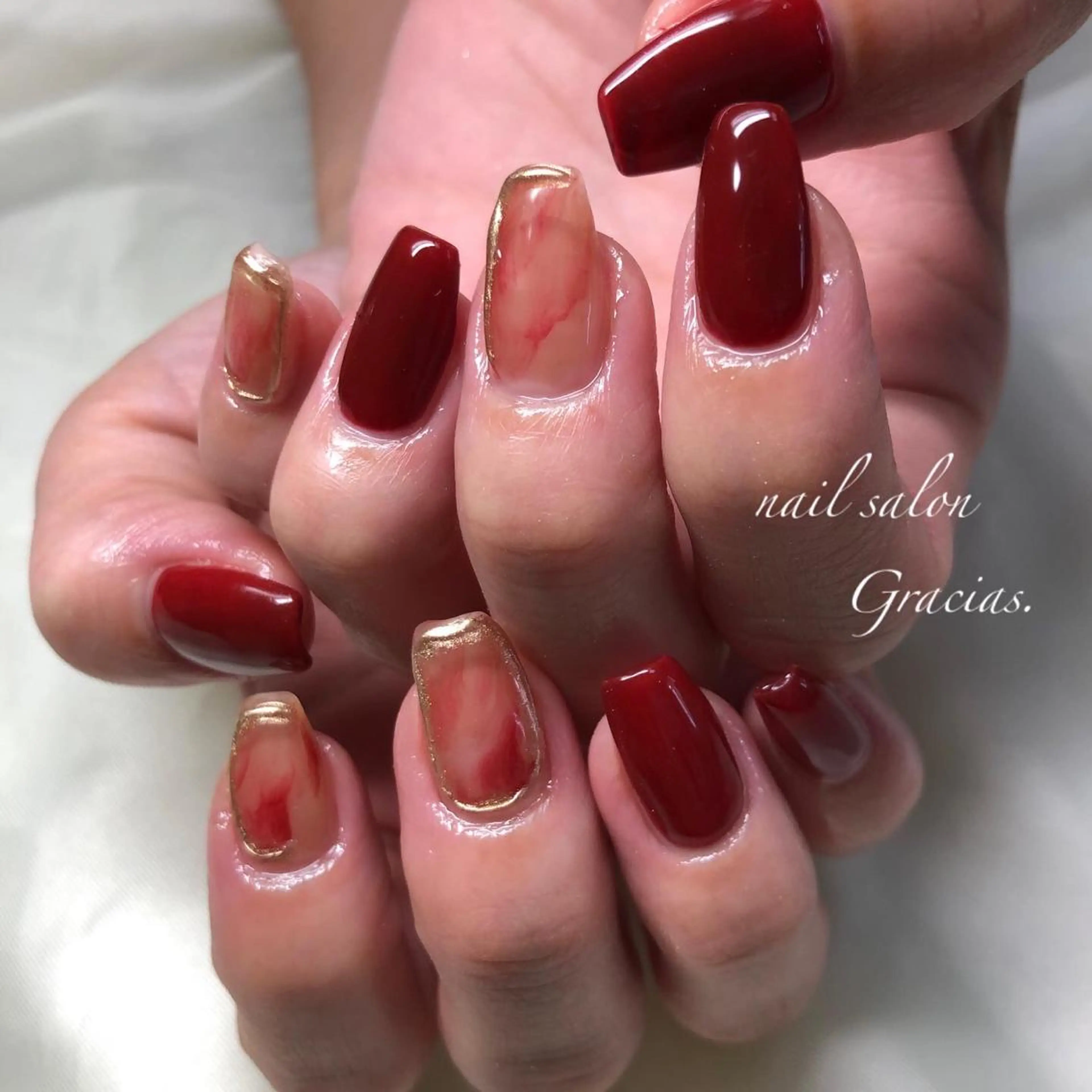 ネイル ハンドネイル Gracias. rieのネイルデザイン