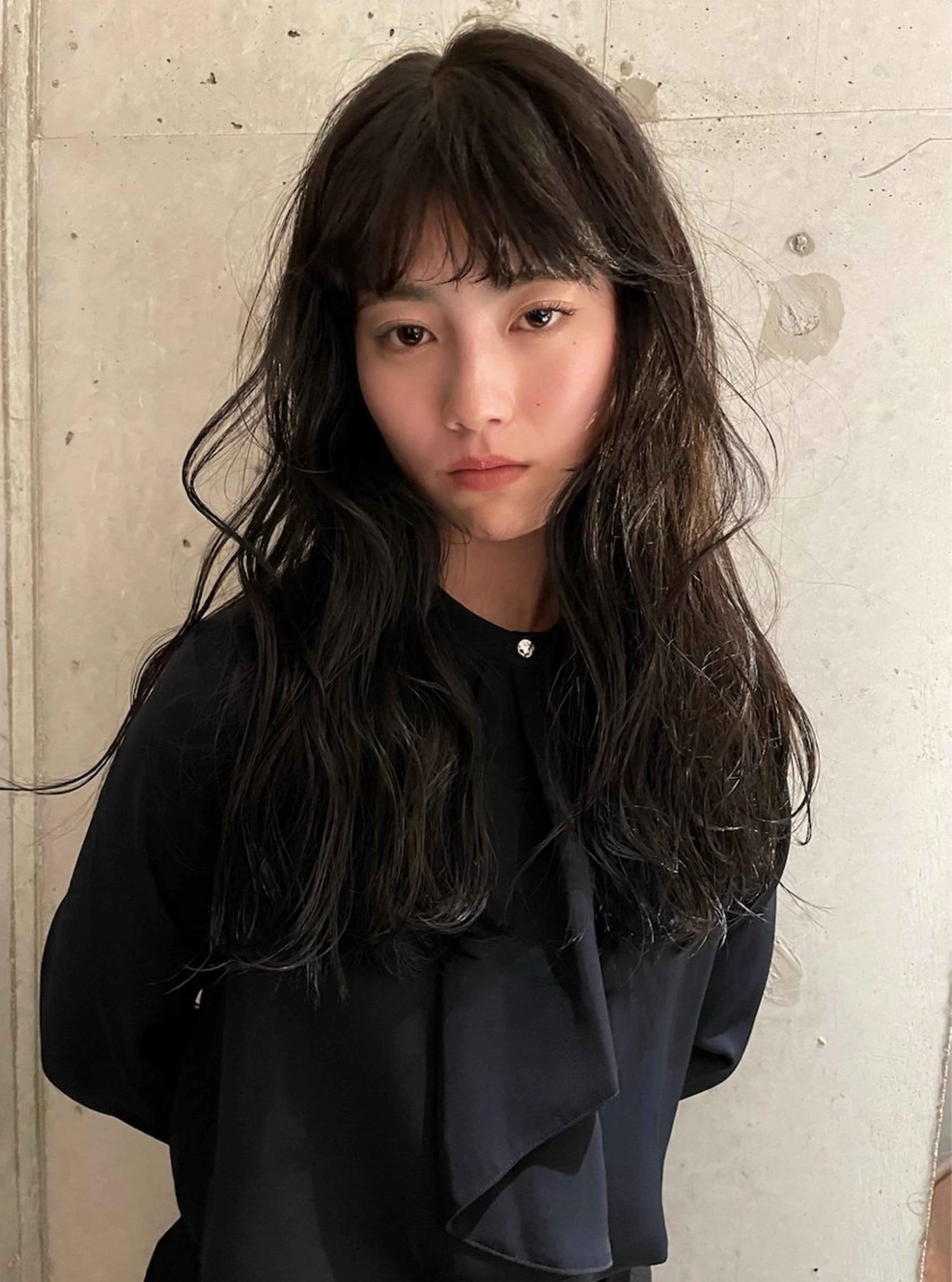 セミロング カラー sano rikitoのヘアスタイル