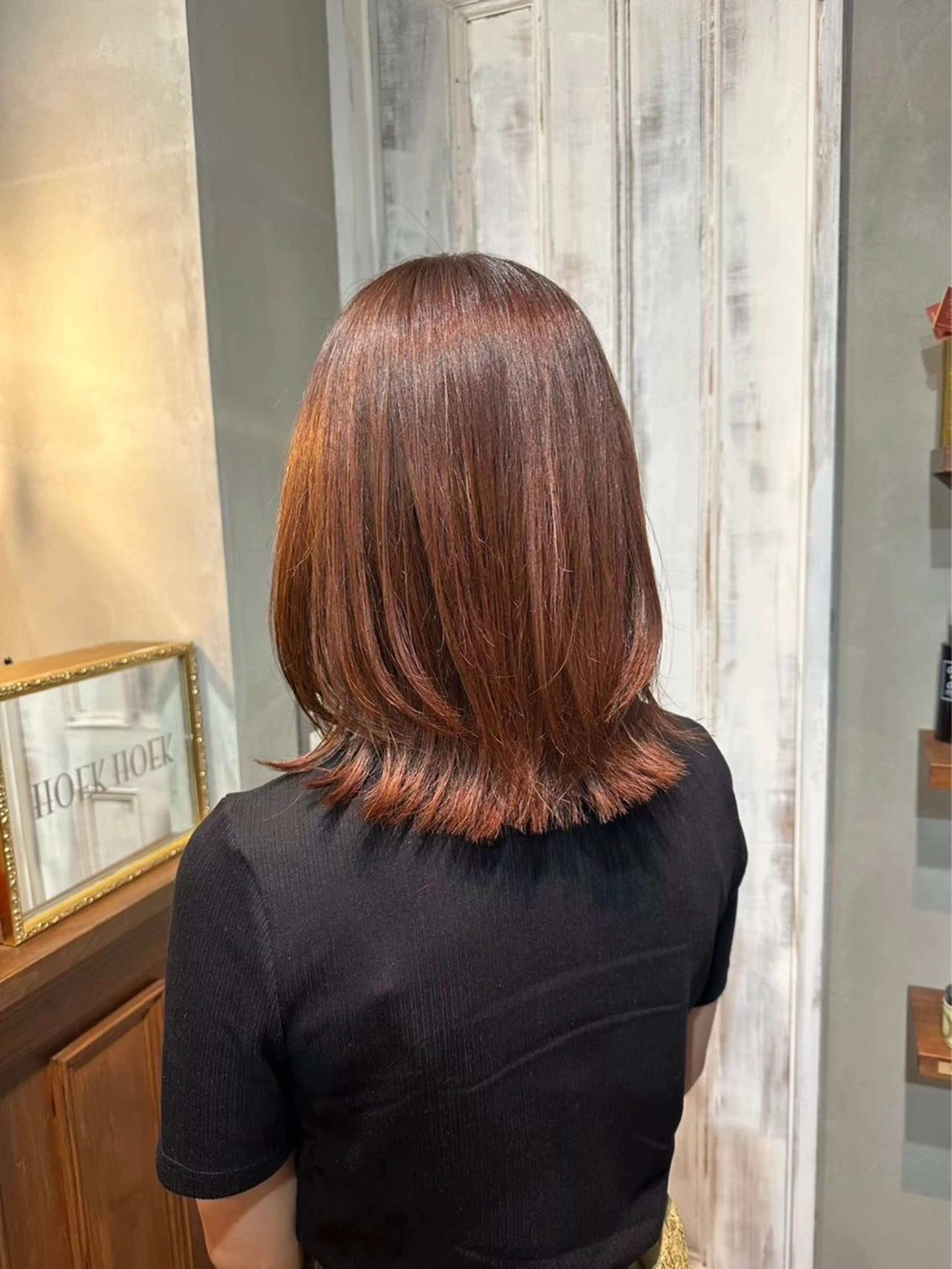 セミロング カラー ヘアカラー 透明感カラー / risako🫧のヘアスタイル