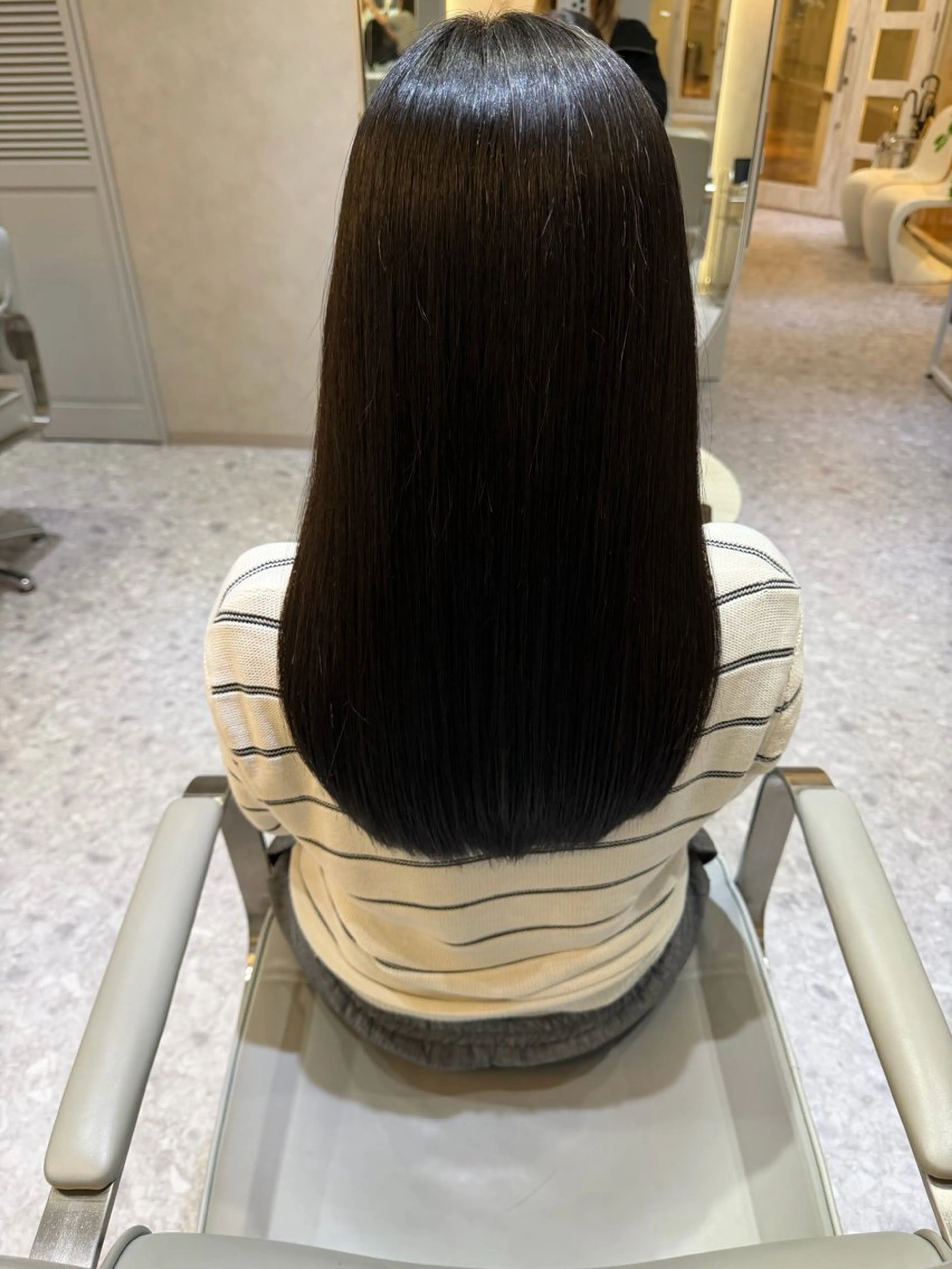 ロング カラー ヘアカラー トリートメント 🎀髪質改善/艶髪/ 艶カラー🎀浅田涼風のヘアスタイル