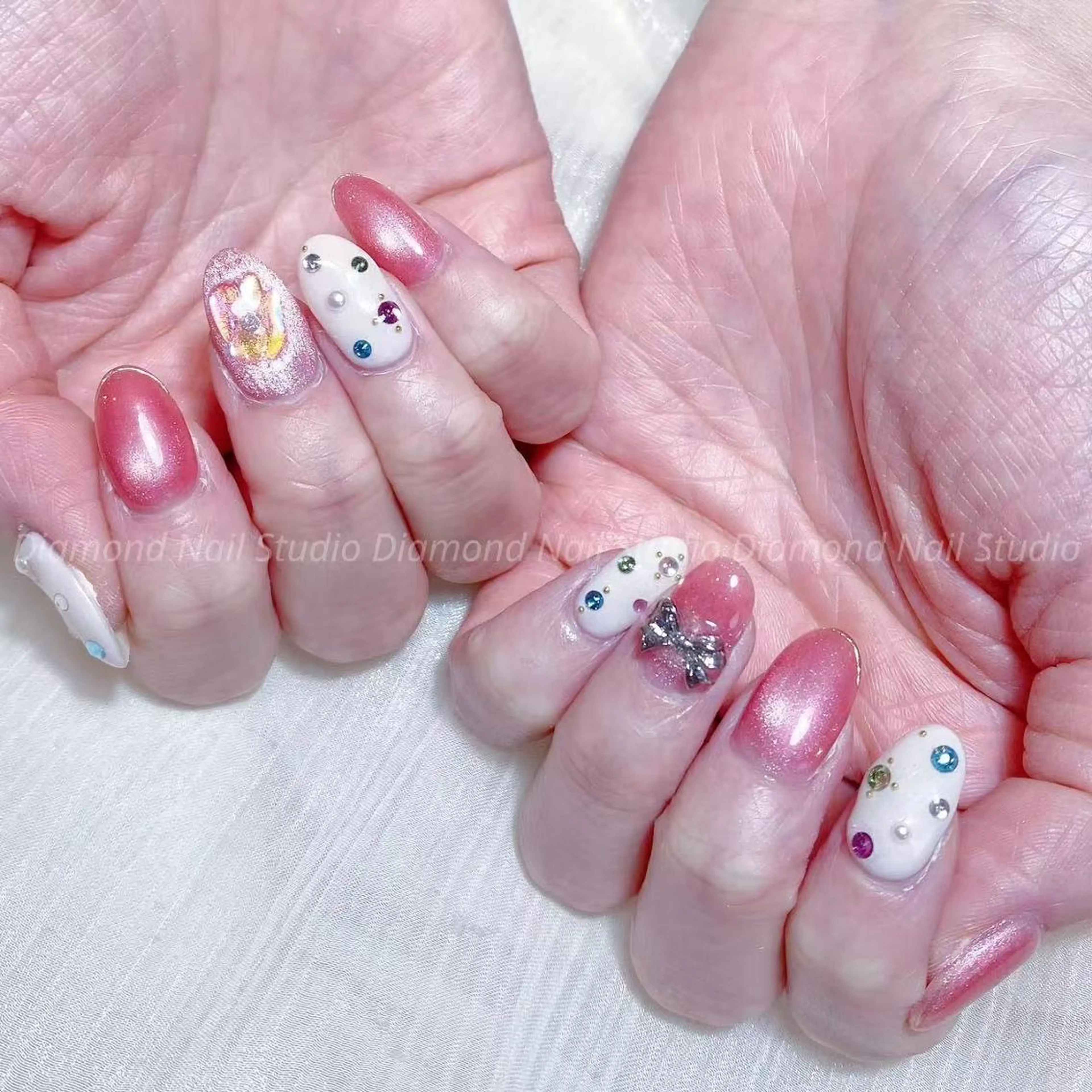 ハンドネイル ハンドケア Diamond 🚢のネイルデザイン