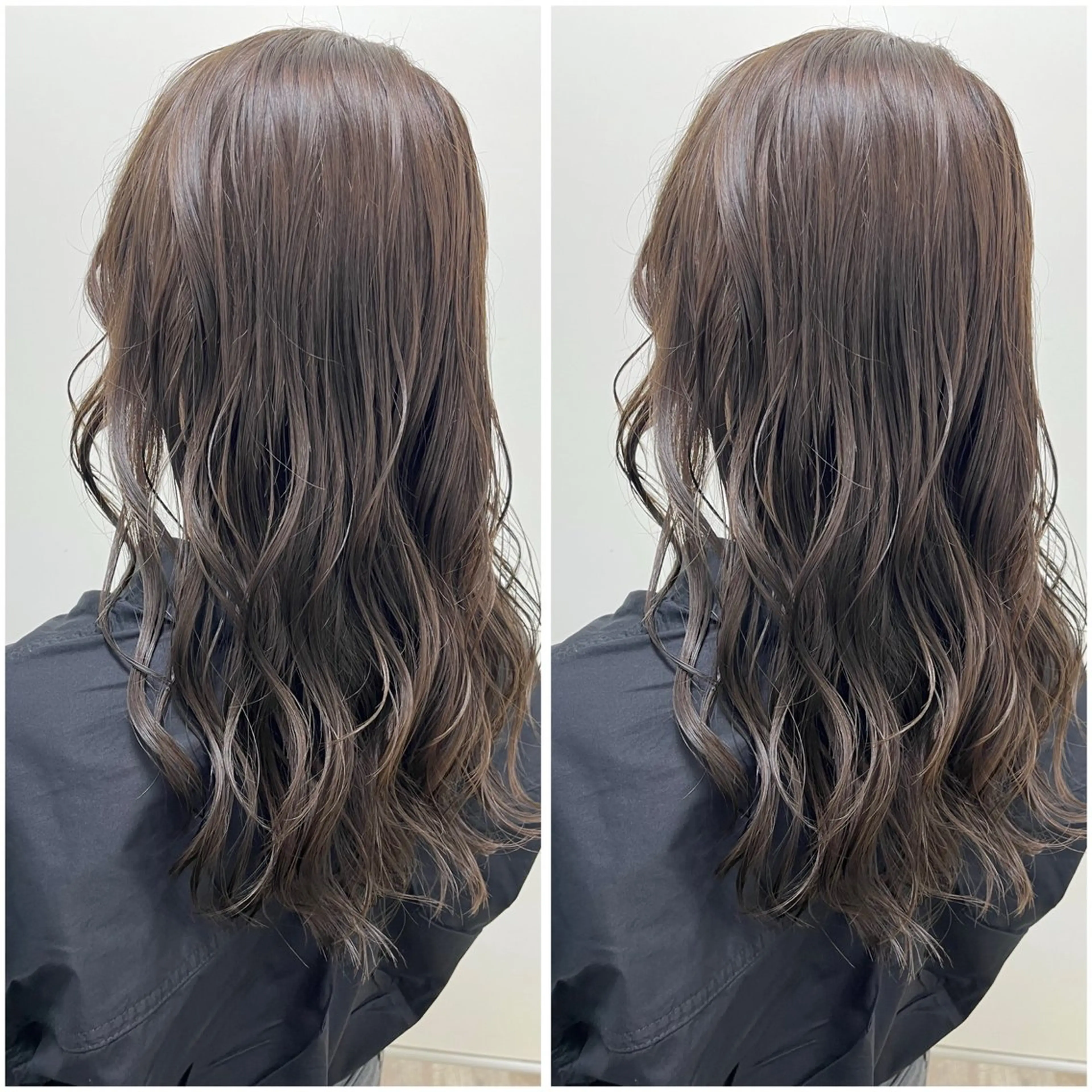 【話題の韓国風🇰🇷】オリーブorグレージュカラー＋カット+艶トリートメント✨の写真