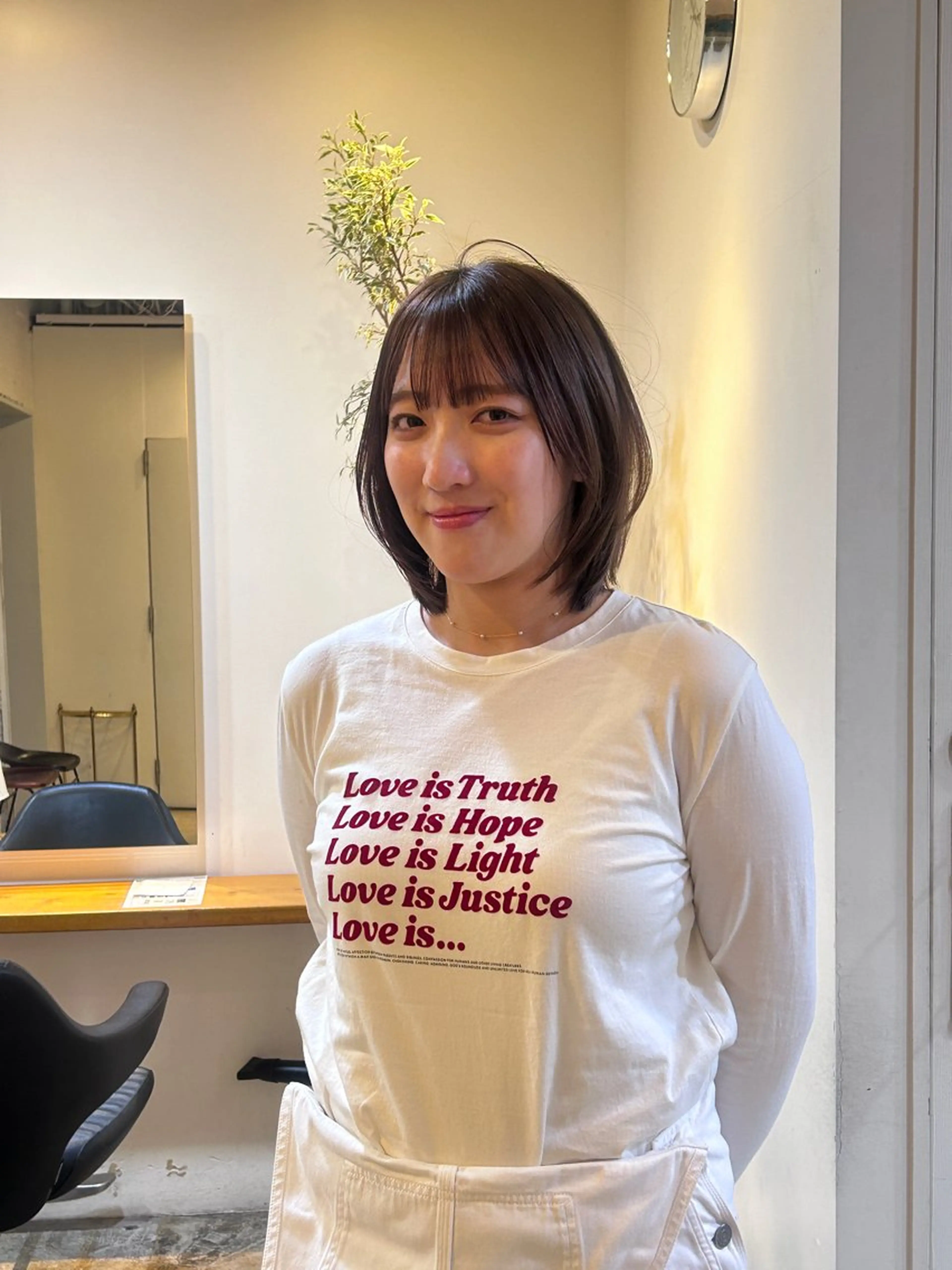 ショート カラー カット ヘアカラー トリートメント ナチュラル大人っぽい スタイル　MAORIのヘアスタイル