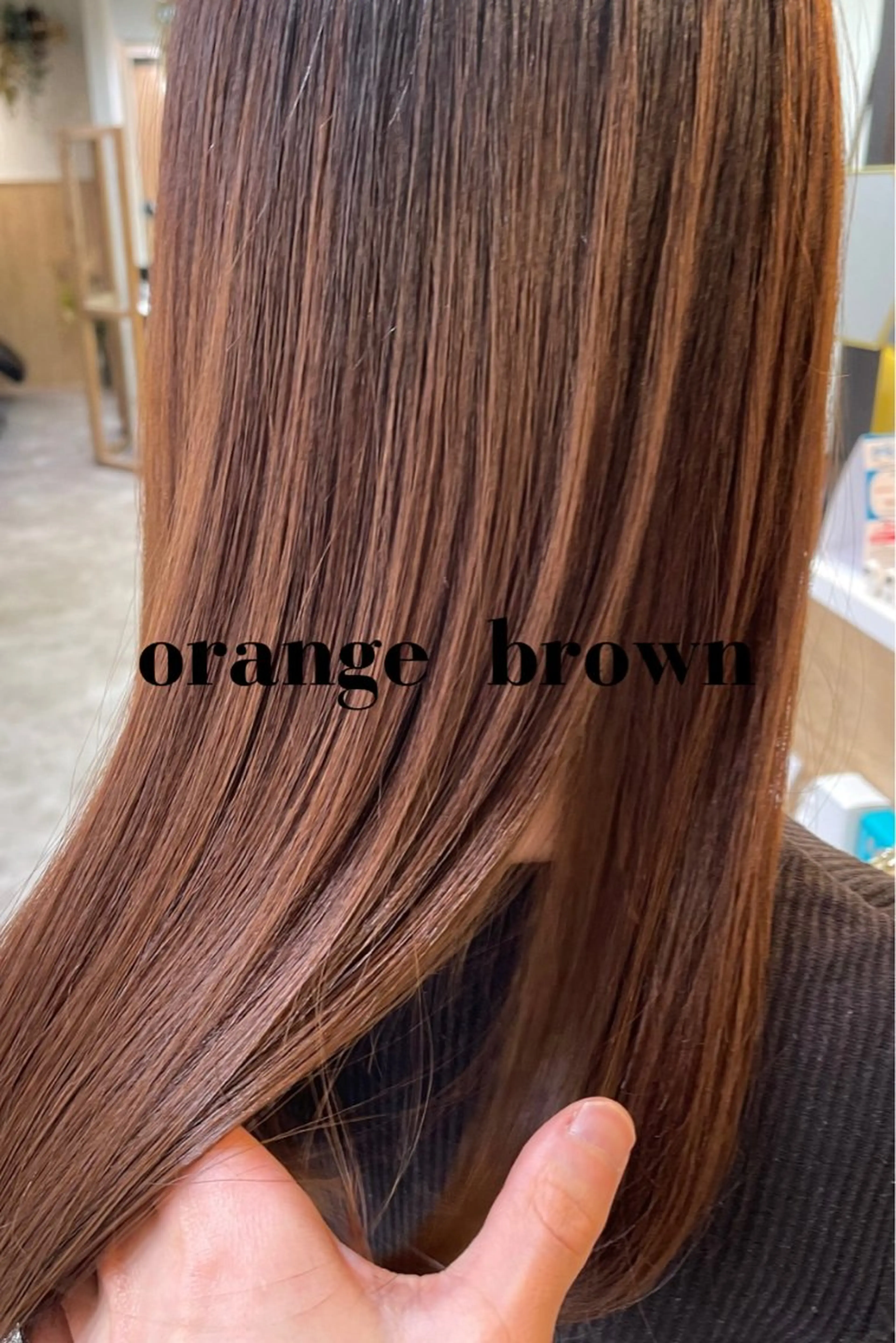 セミロング カラー charm《銀座》 ヘアセット/縮毛矯正のヘアスタイル