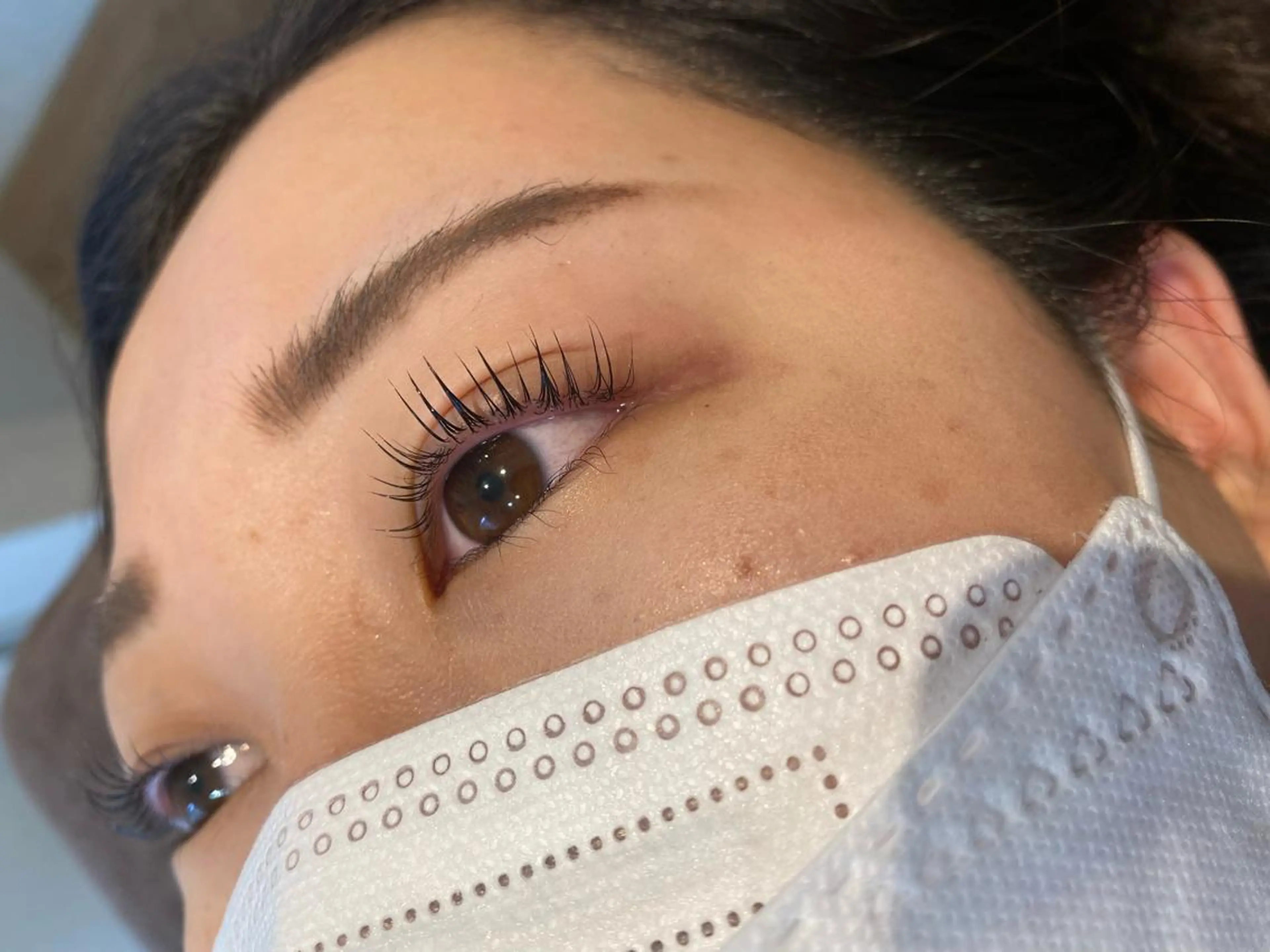 マツエク・マツパ マツパ ブリーチなしカラー ダブルカラーエクステのヘアスタイル