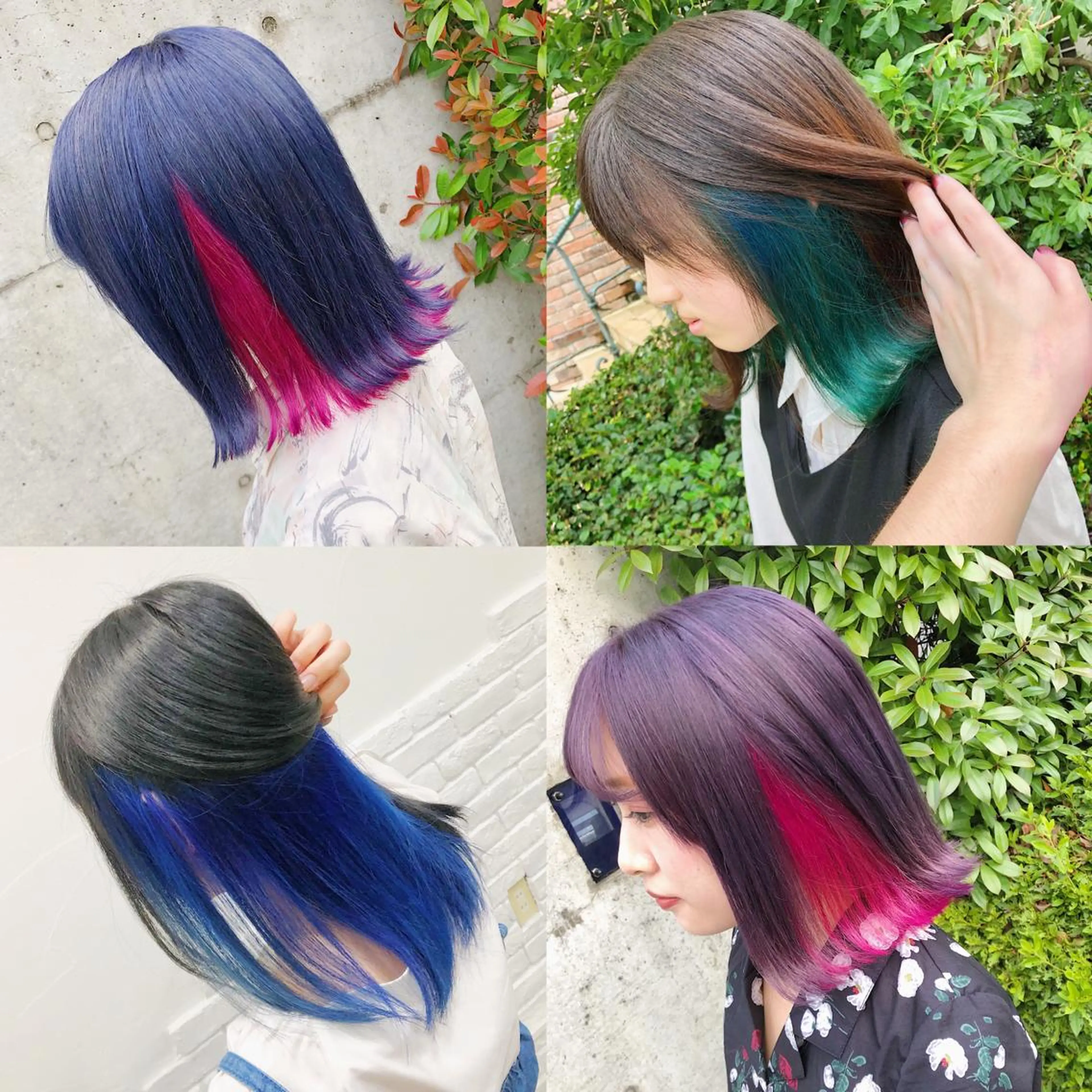 ミディアム カラー ヘアアレンジ メンズ キッズ ヘアカラー トリートメント ヘアセット 💟Chloe原宿店 🩶ハイトーンのヘアスタイル