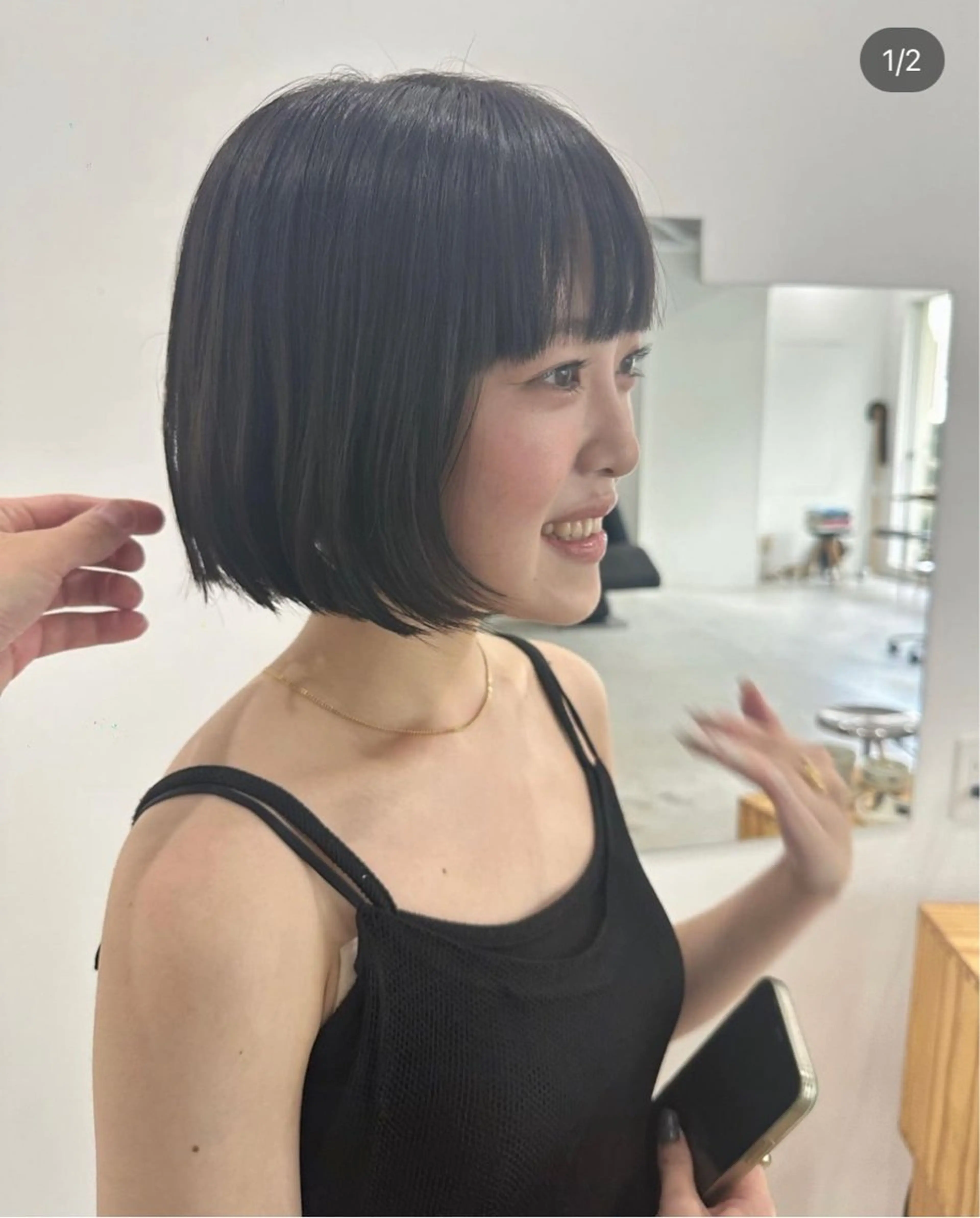 ショート MIGxLIG所属・けー ボブのヘアスタイル