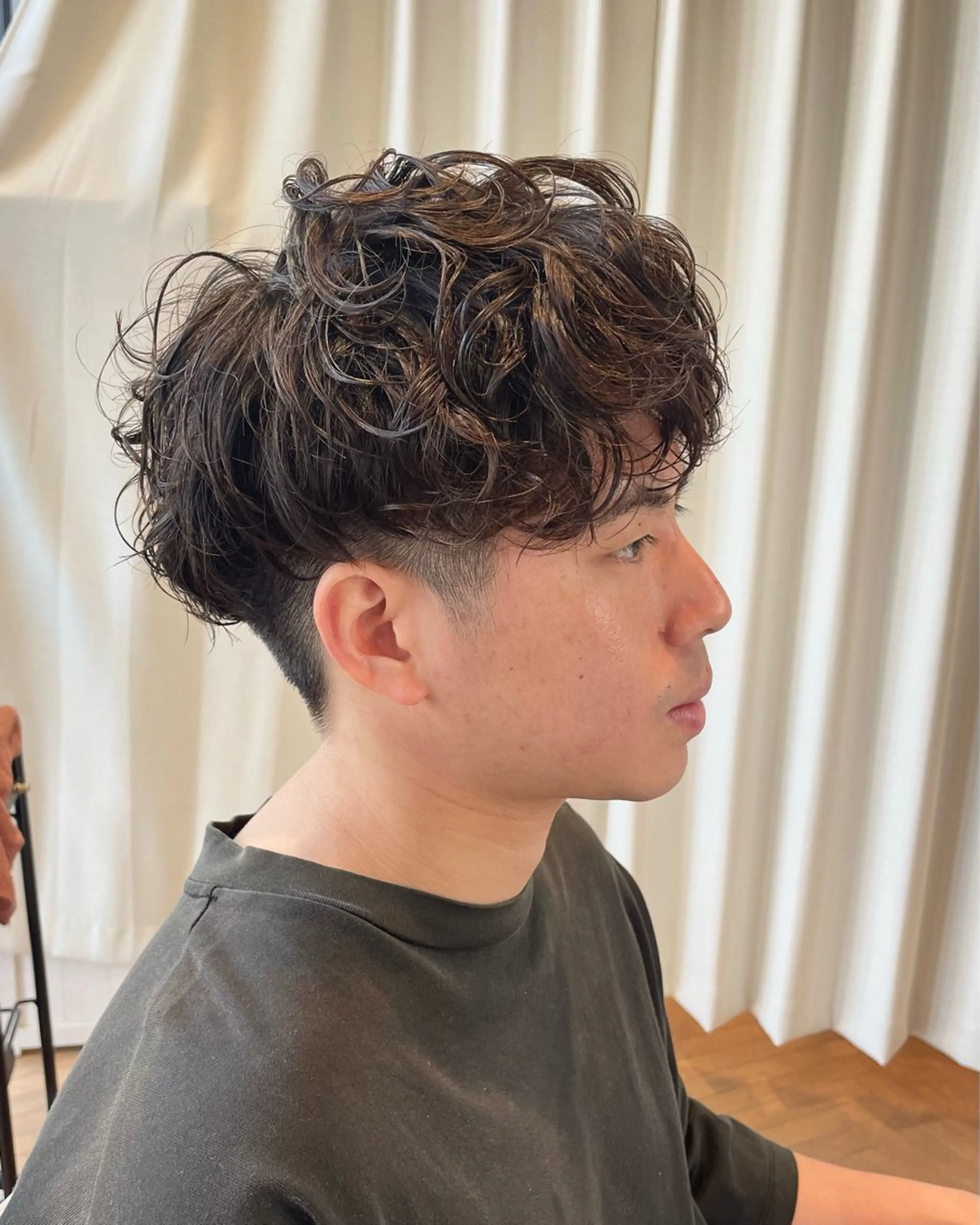 パーマ メンズ カット パーマ ELLE salon サエのヘアスタイル