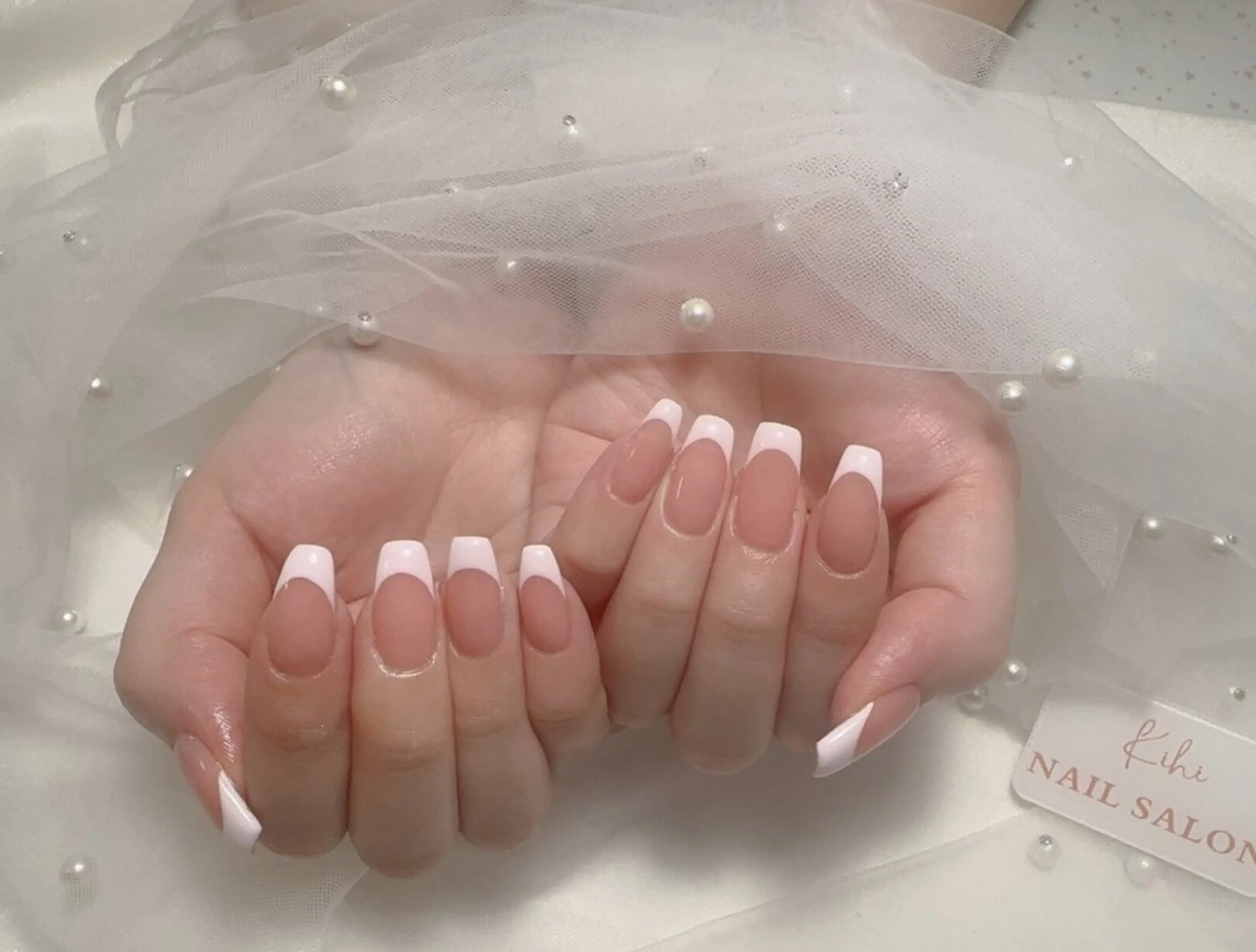 ネイル アートネイル フレンチネイル ジェルネイル グラデーション 韓国ネイル 村中 ハナのネイルデザイン