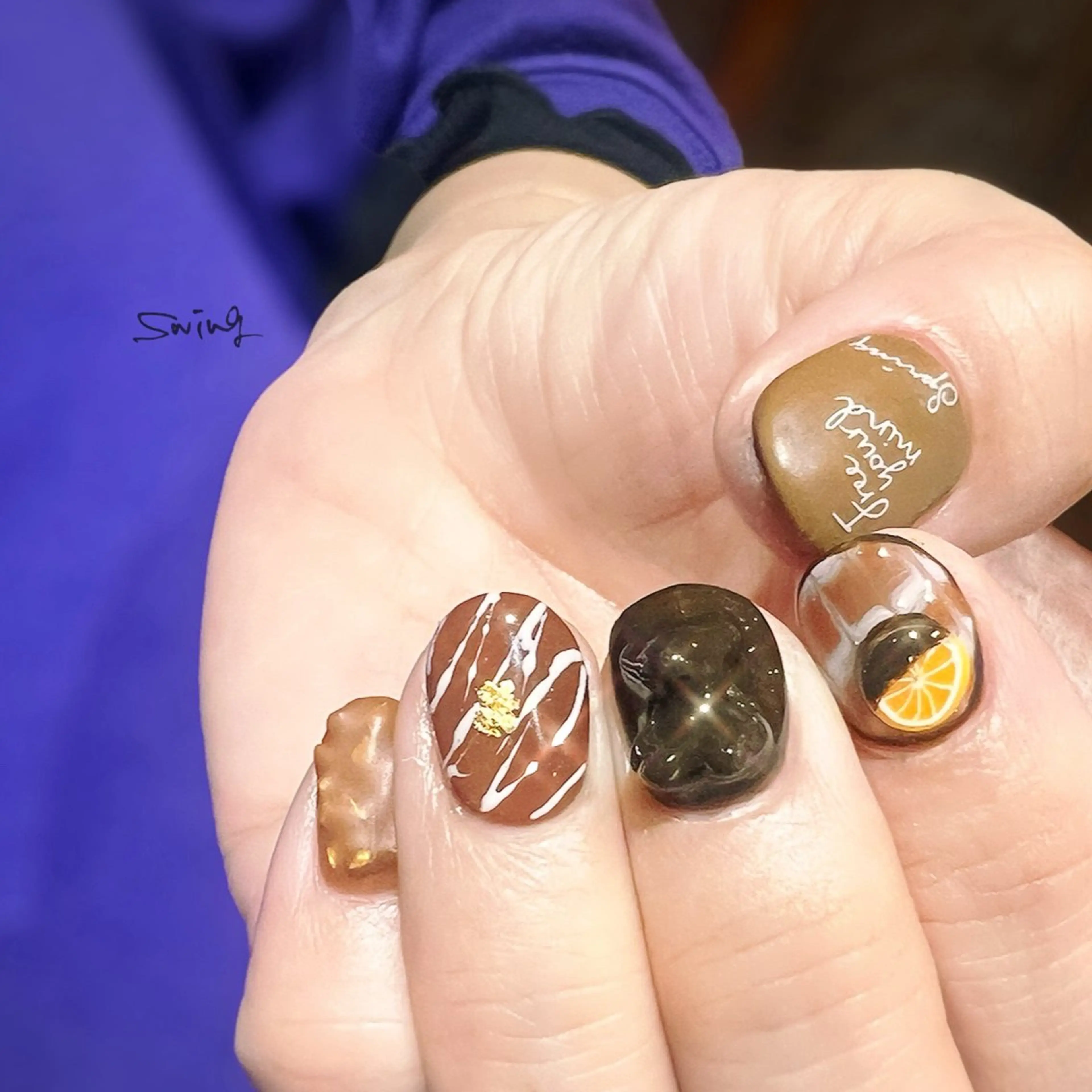 ネイル バレンタイン SWING Nail Salon所属・Yoshida Takakoのネイルデザイン