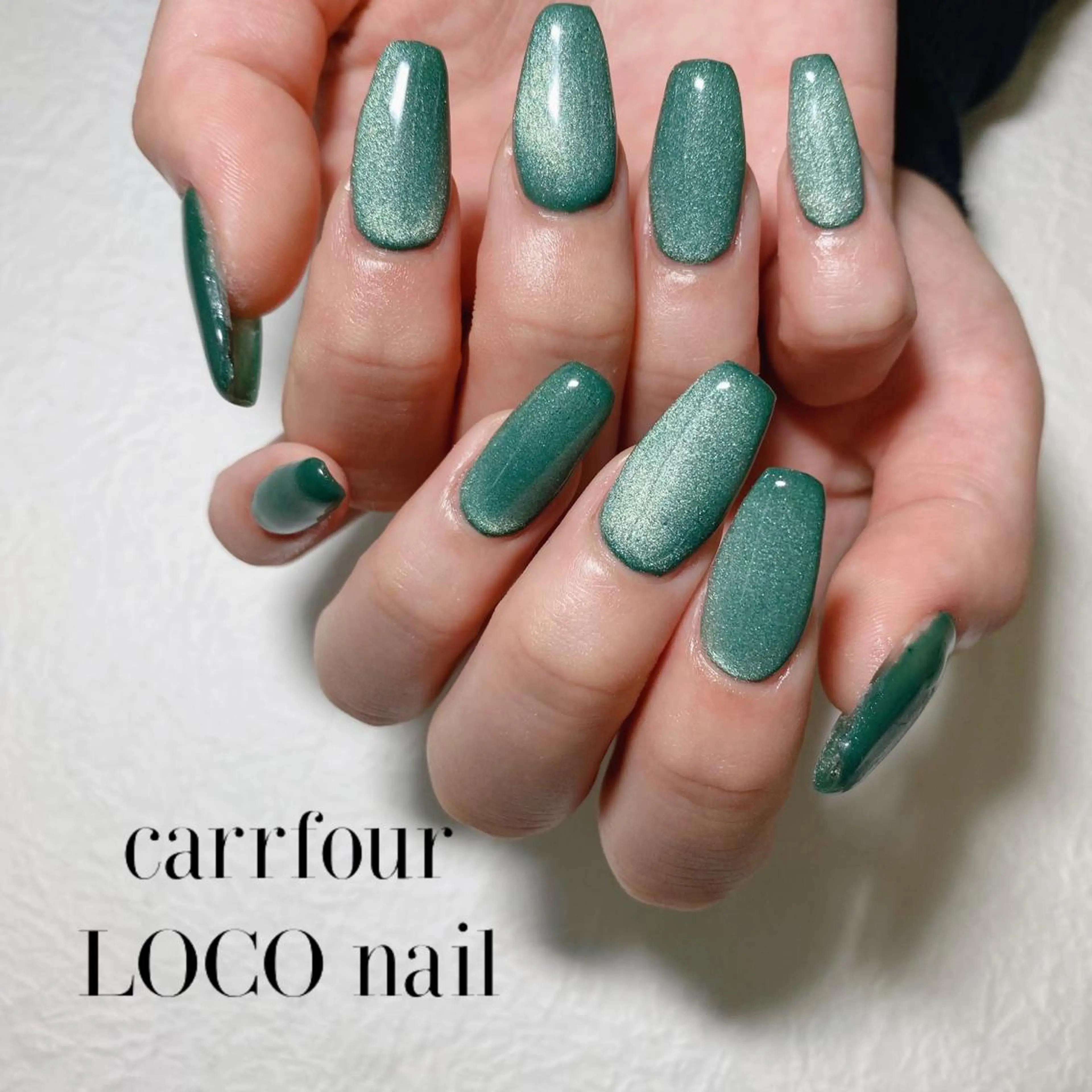 ネイル ジェルネイル マグネットネイル ワンカラーネイル ハンドネイル 中村 麻衣のネイルデザイン