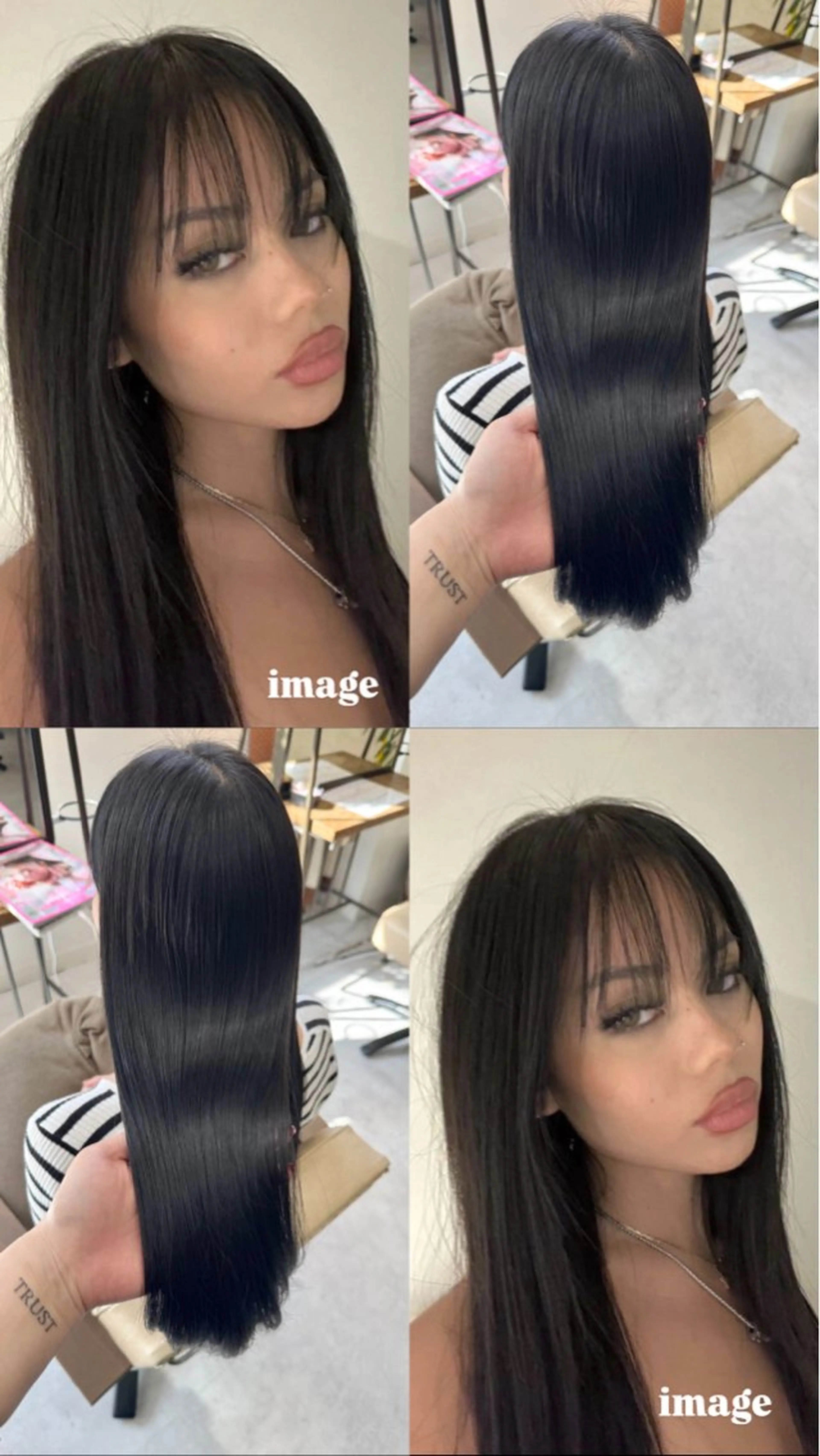 ロング カラー Ouka/Wカラー/ 大人艶カラーのヘアスタイル