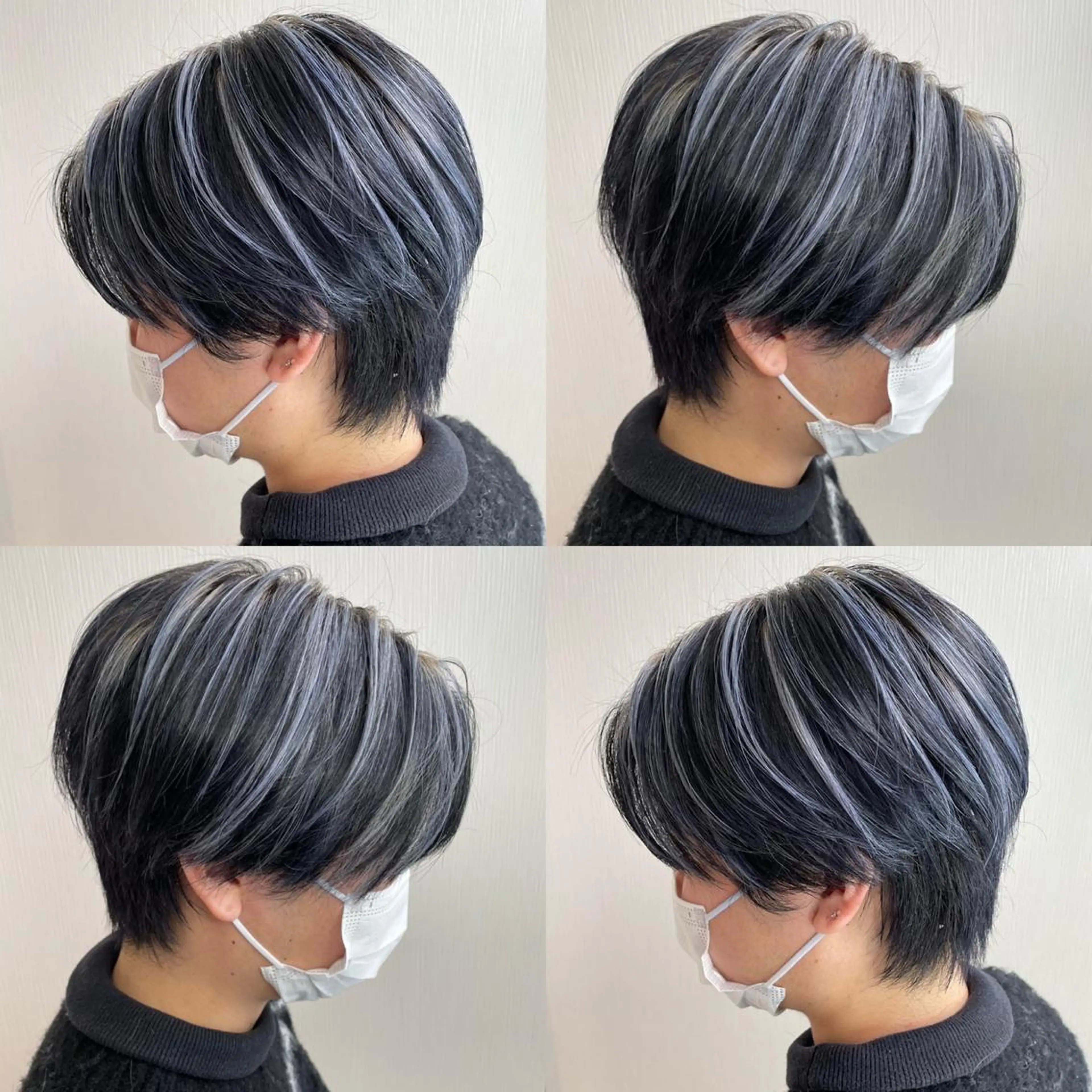 ミディアム センターパート/ ニュアンスパーマ正樹のヘアスタイル