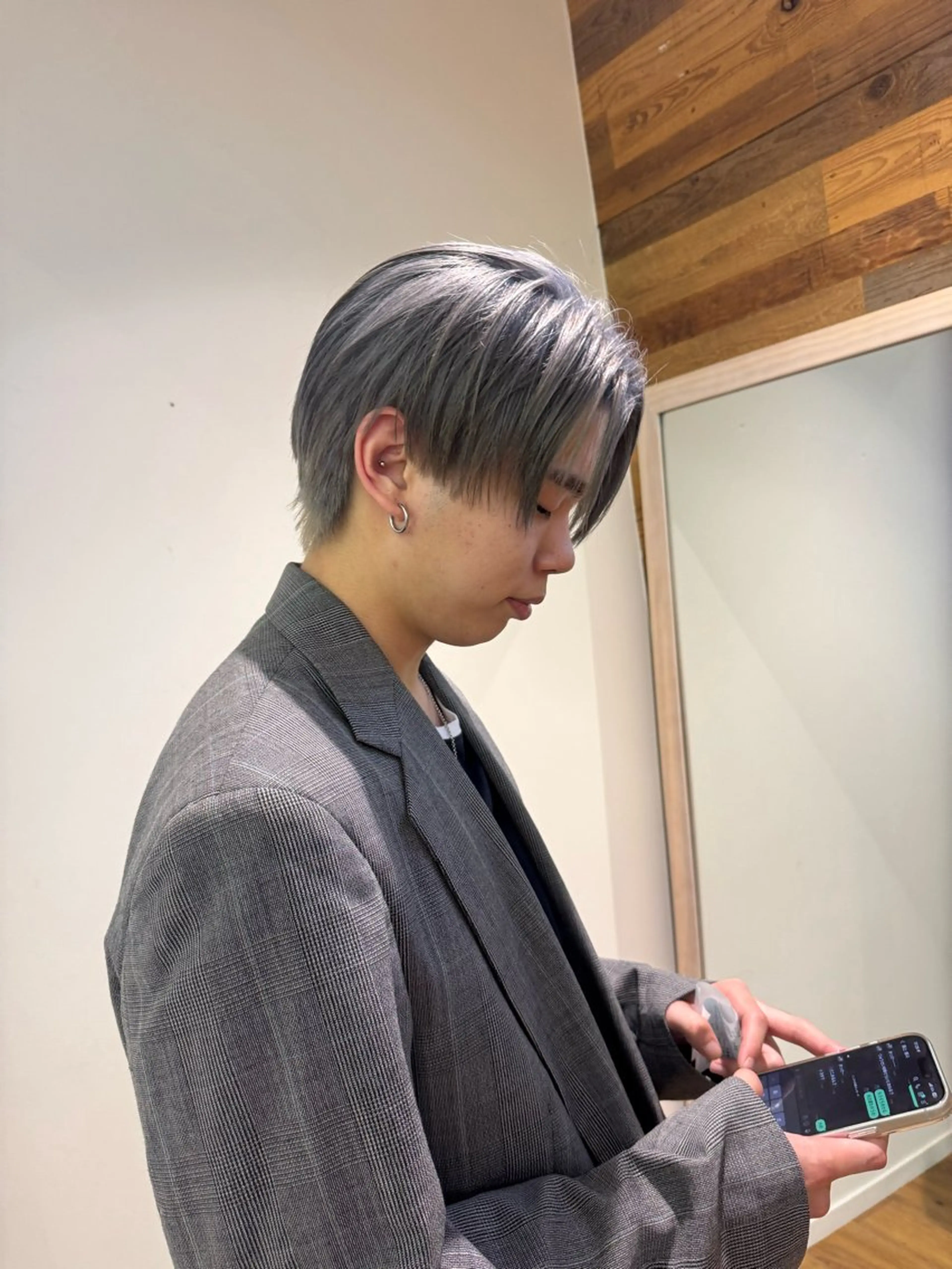 メンズ 吉留 文月のヘアスタイル