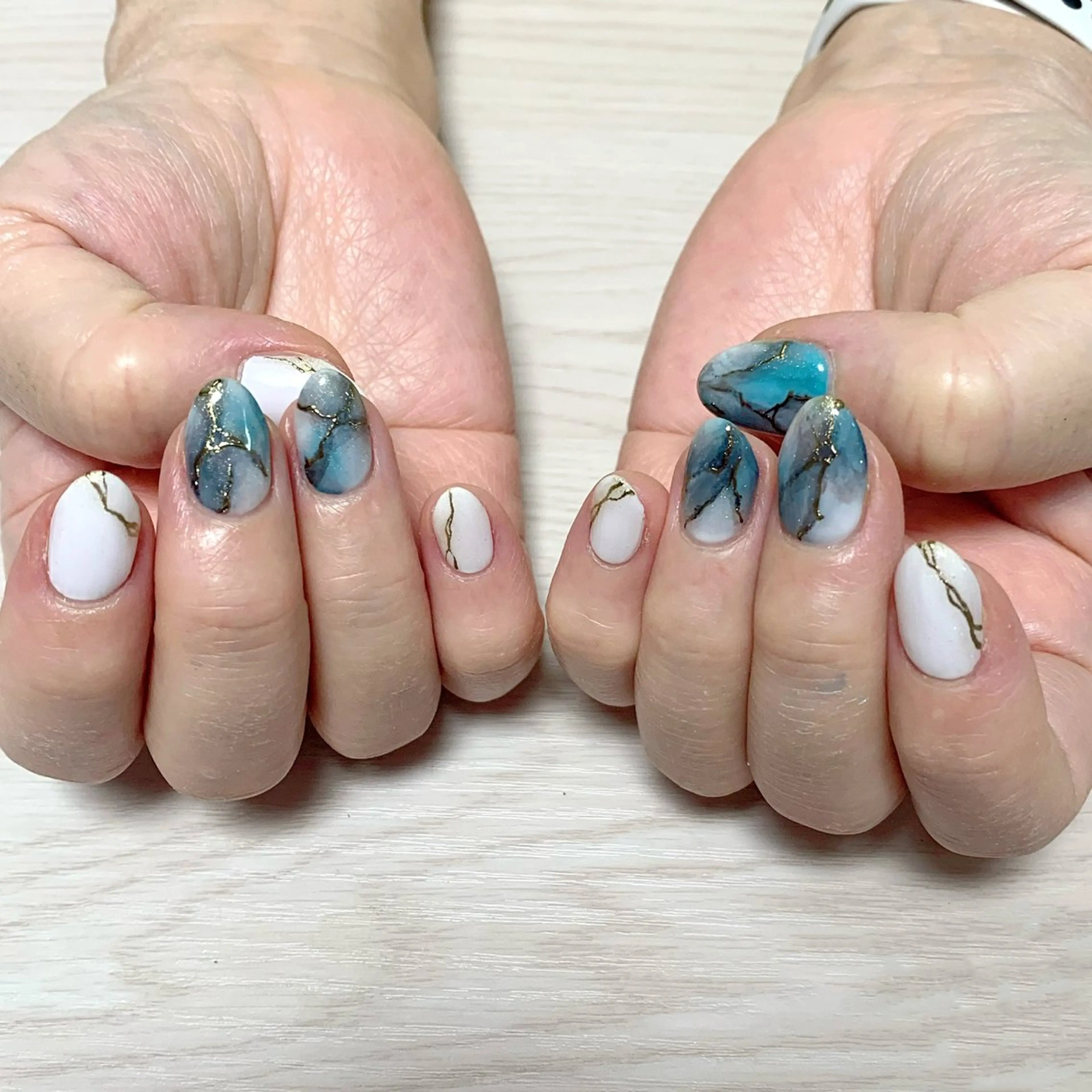 ネイル ハンドネイル Rose Glass 高蔵寺店のネイルデザイン