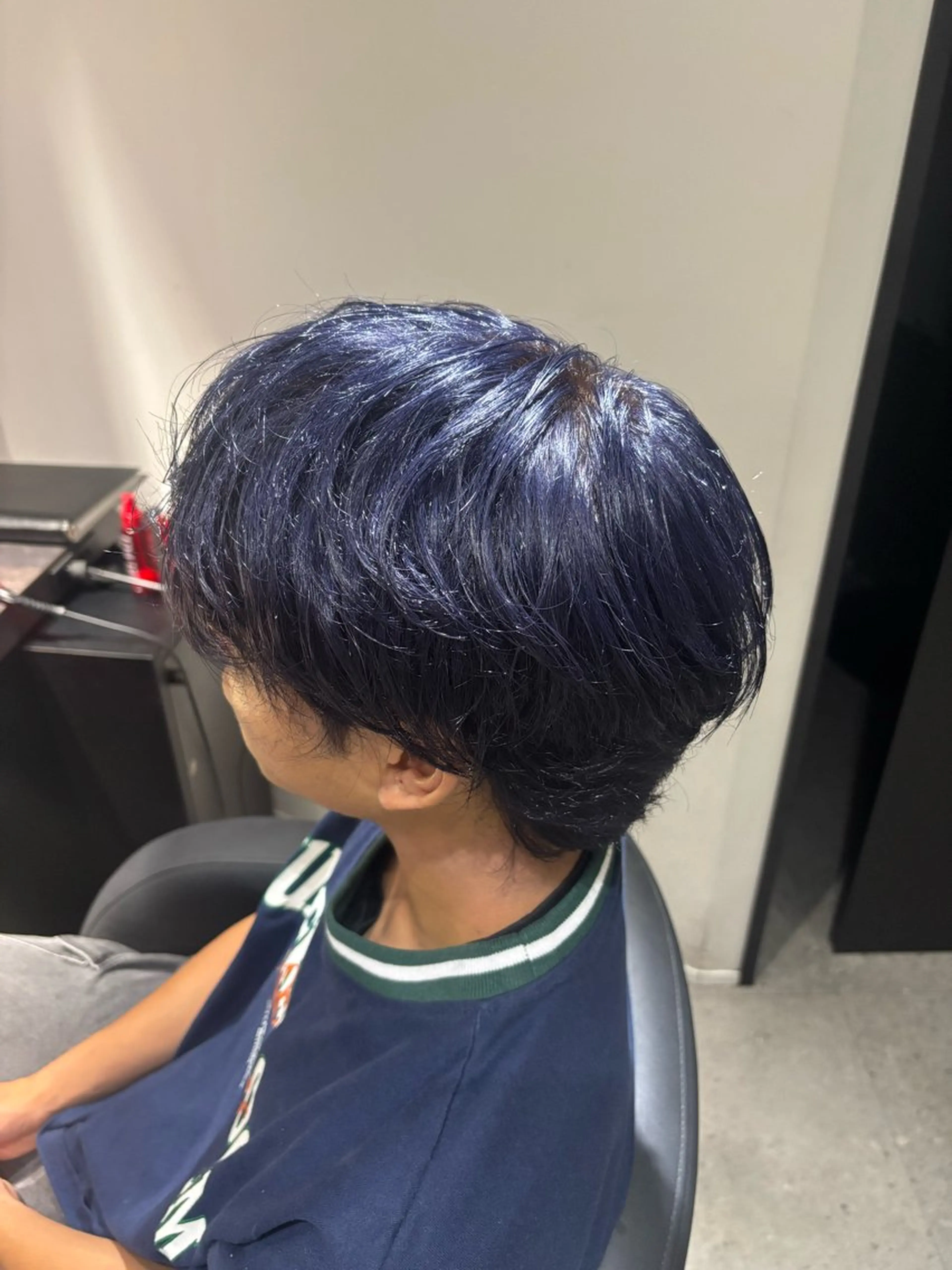 メンズ ヘアカラー 佐々木 輝人のヘアスタイル