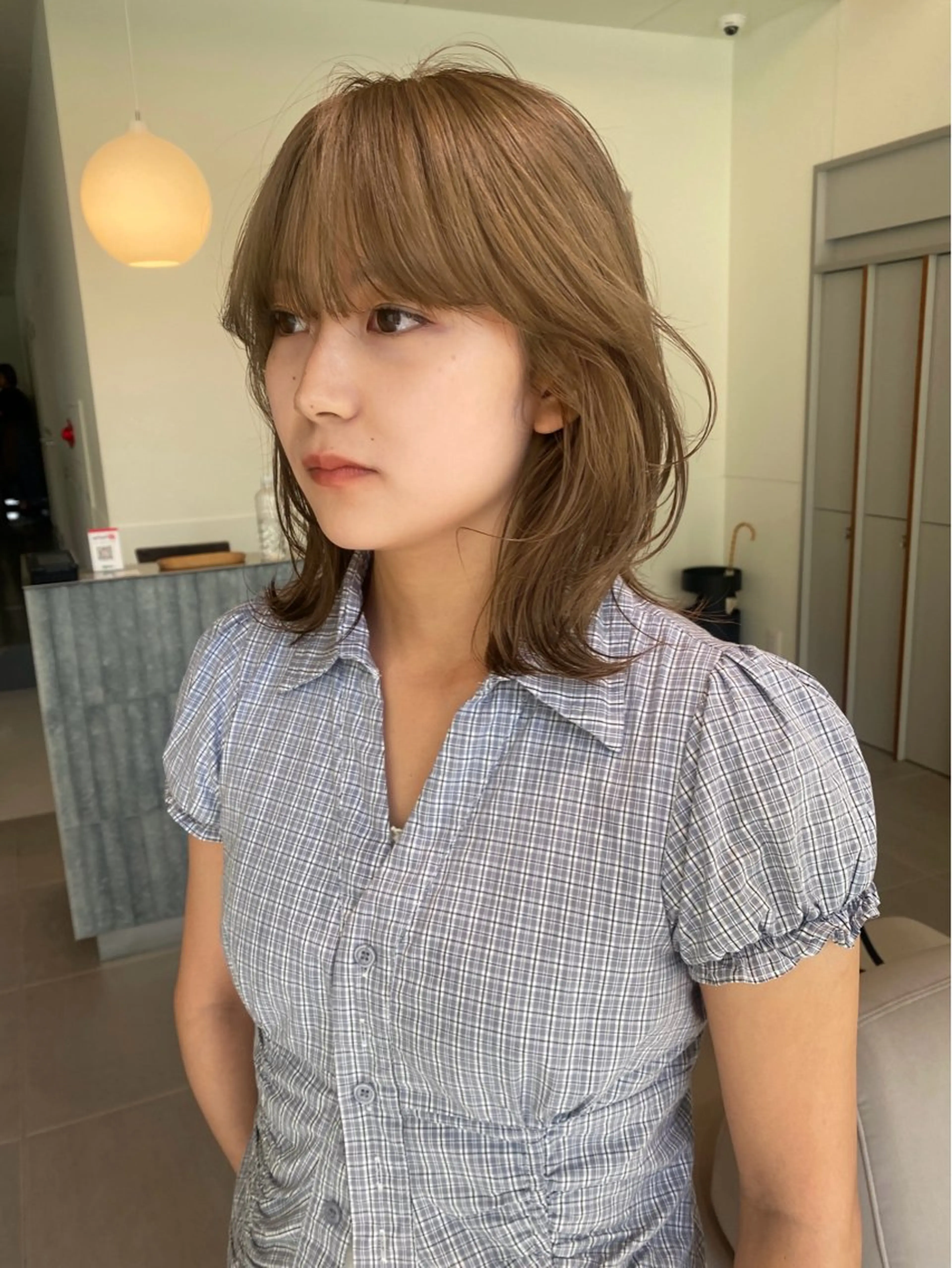 ショート カラー ベージュカラー ブリーチ 透明感カラー ダブルカラー ヘアカラー 高発色ブリーチ/ ハイレイヤー🪽aiのヘアスタイル