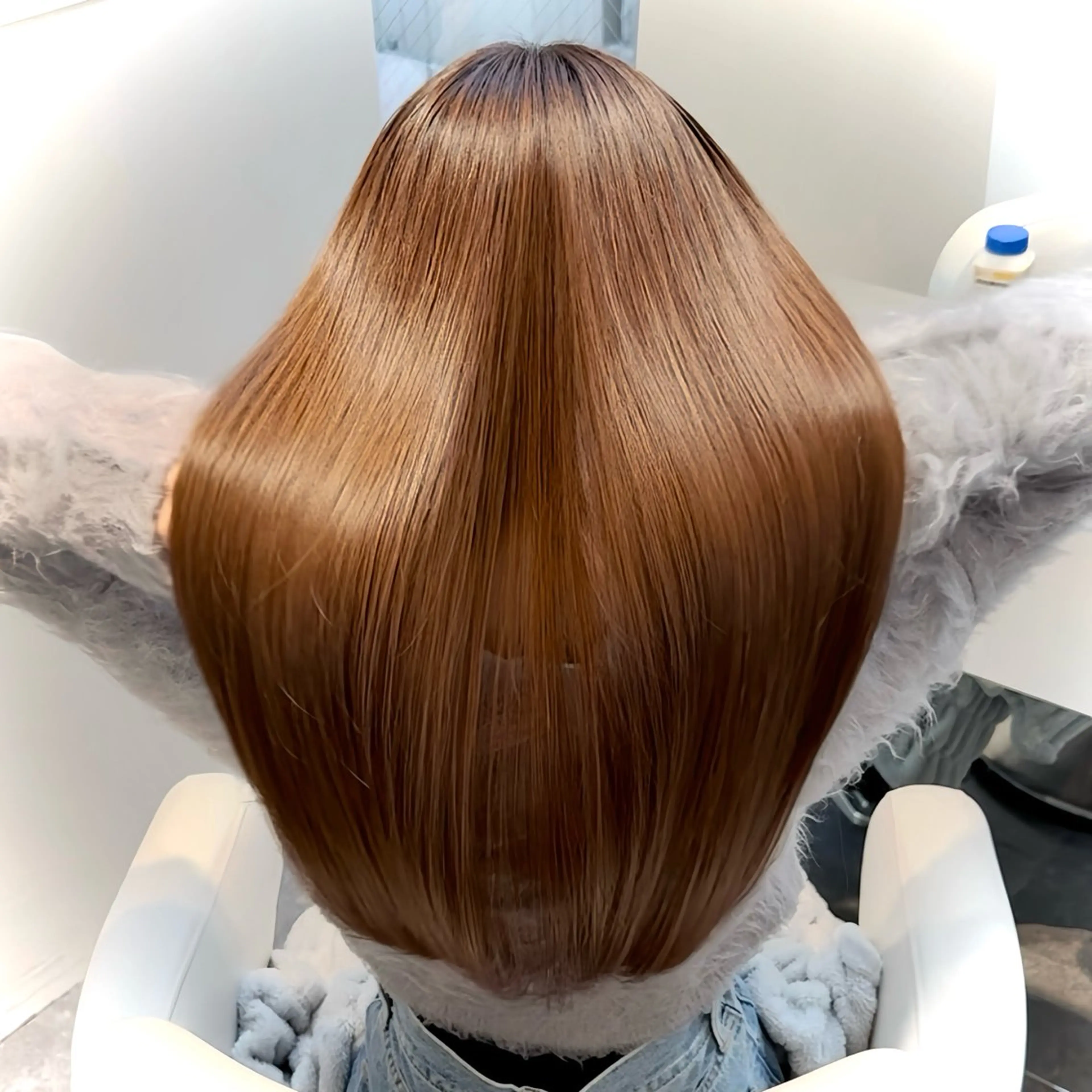 🩵人気No. 2🩵韓国ノンダメージ縮毛矯正+似合わせトレンドカット+5STEPトリートメントの写真