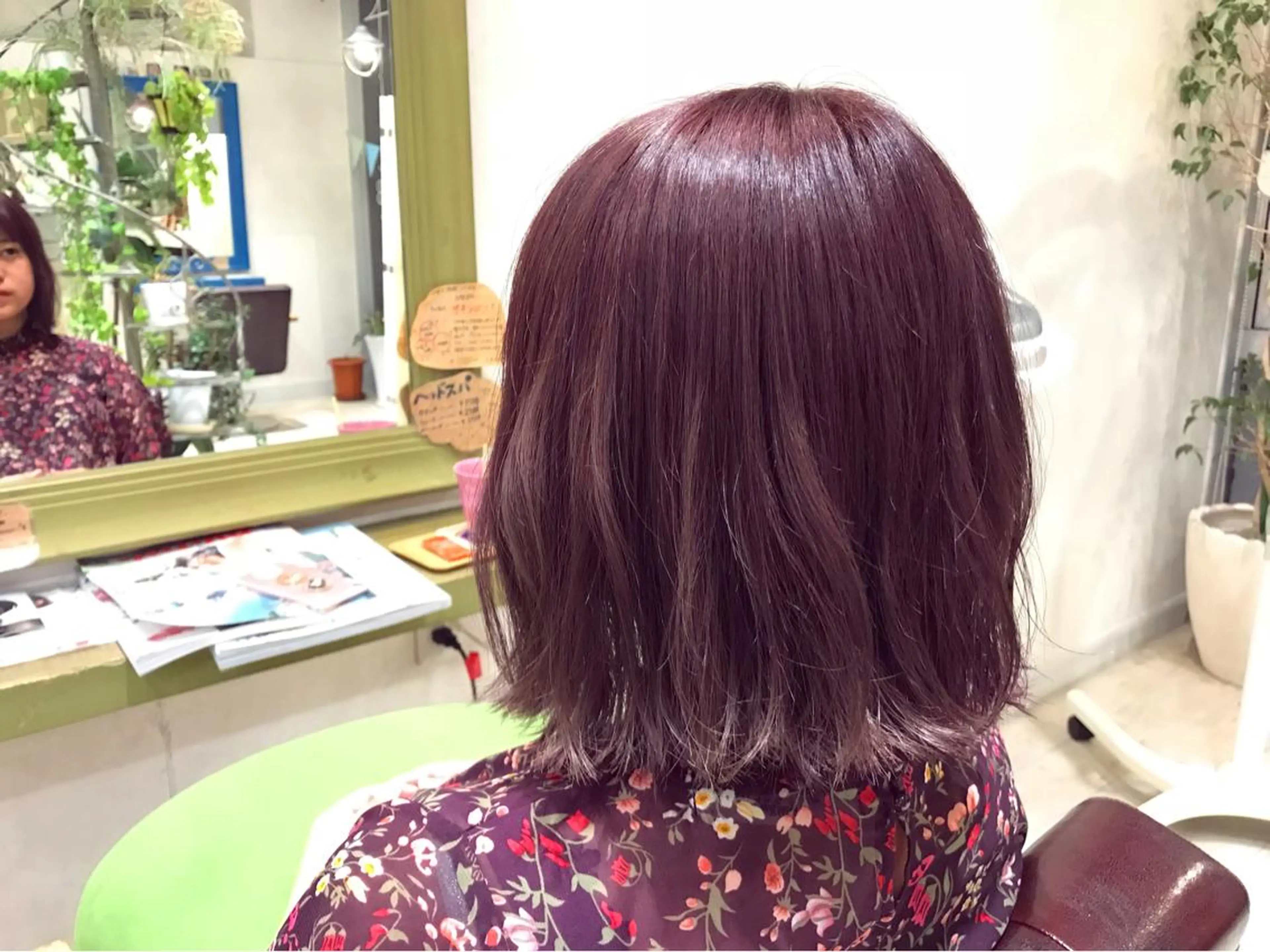 ショート カラー ブリーチ ピンクカラー バイオレットカラー メンズ指名多数!! SiLO 田島のヘアスタイル