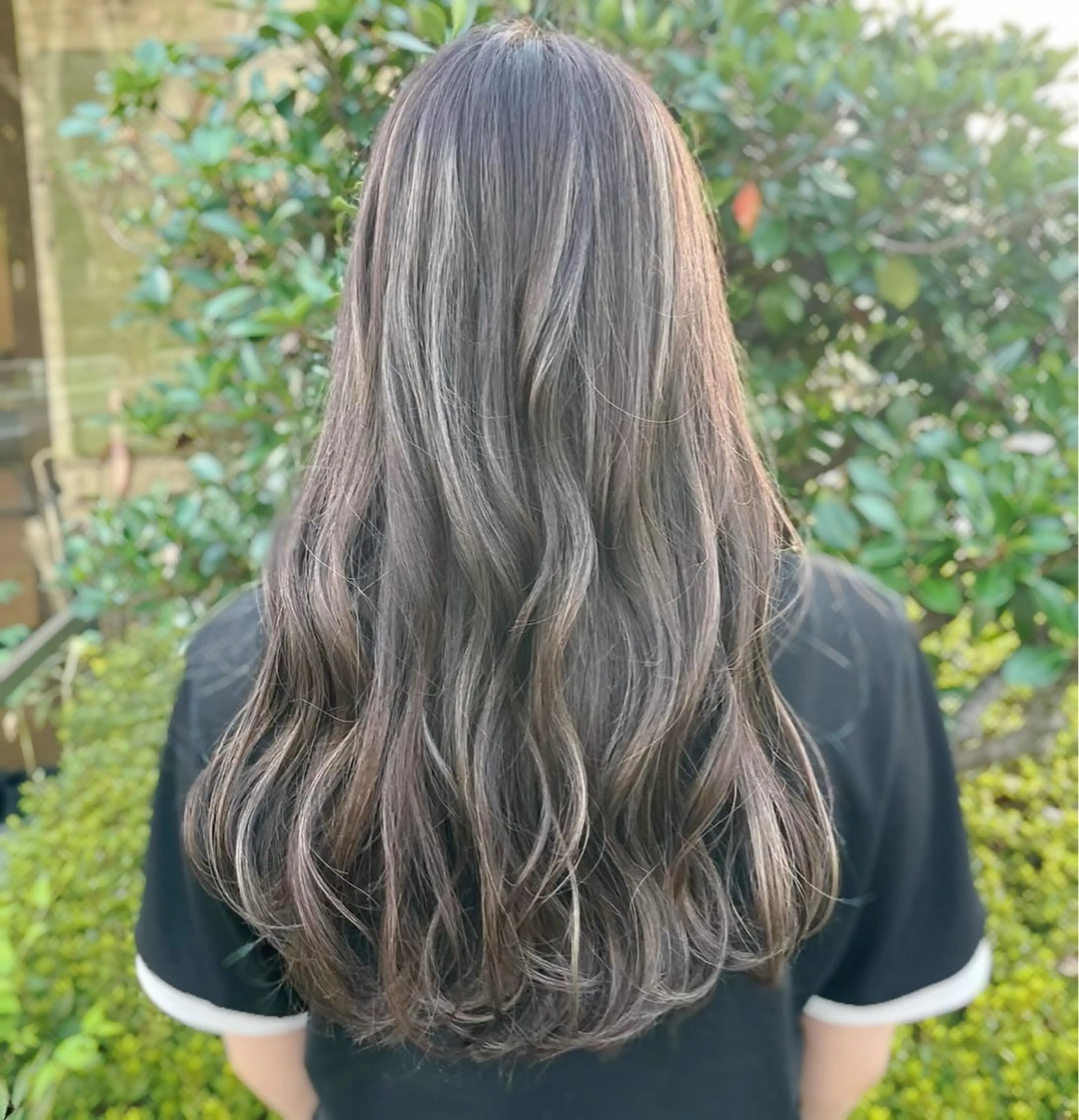 ロング ハイライト ヘアカラー BRANCHÉ 高蔵寺☘️ねねほ☘️のヘアスタイル