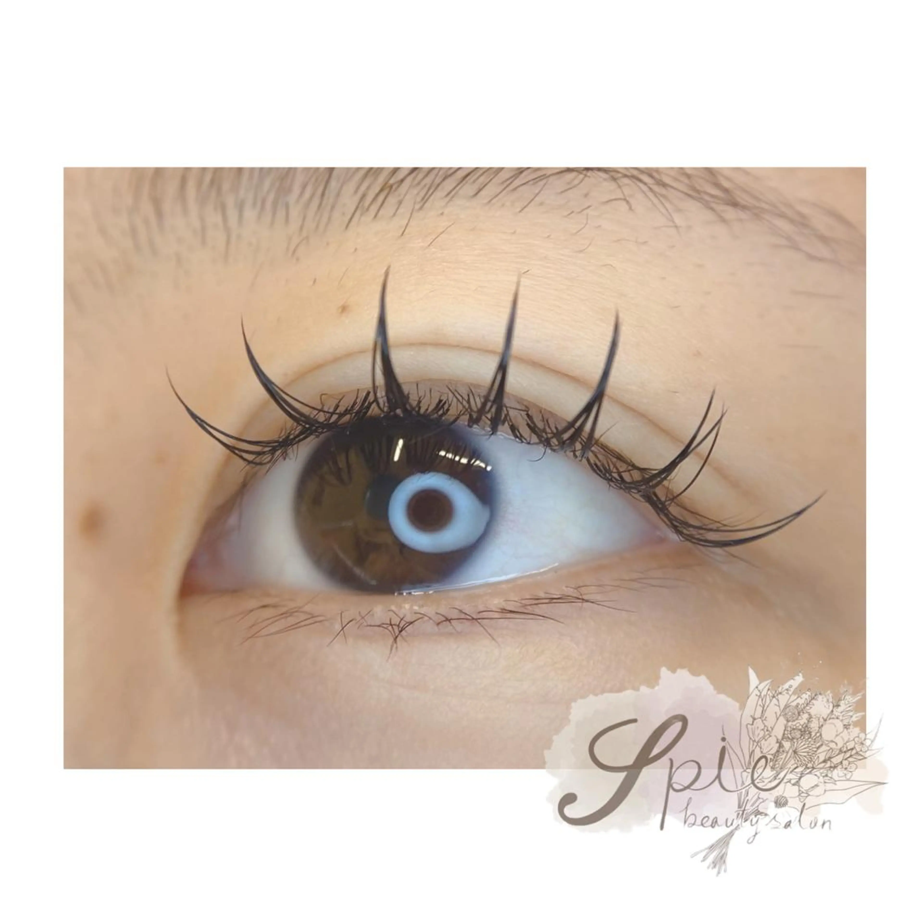 マツエク・マツパ 束感まつ毛 フラットラッシュ Eyelist nakaseのマツエク・マツパデザイン