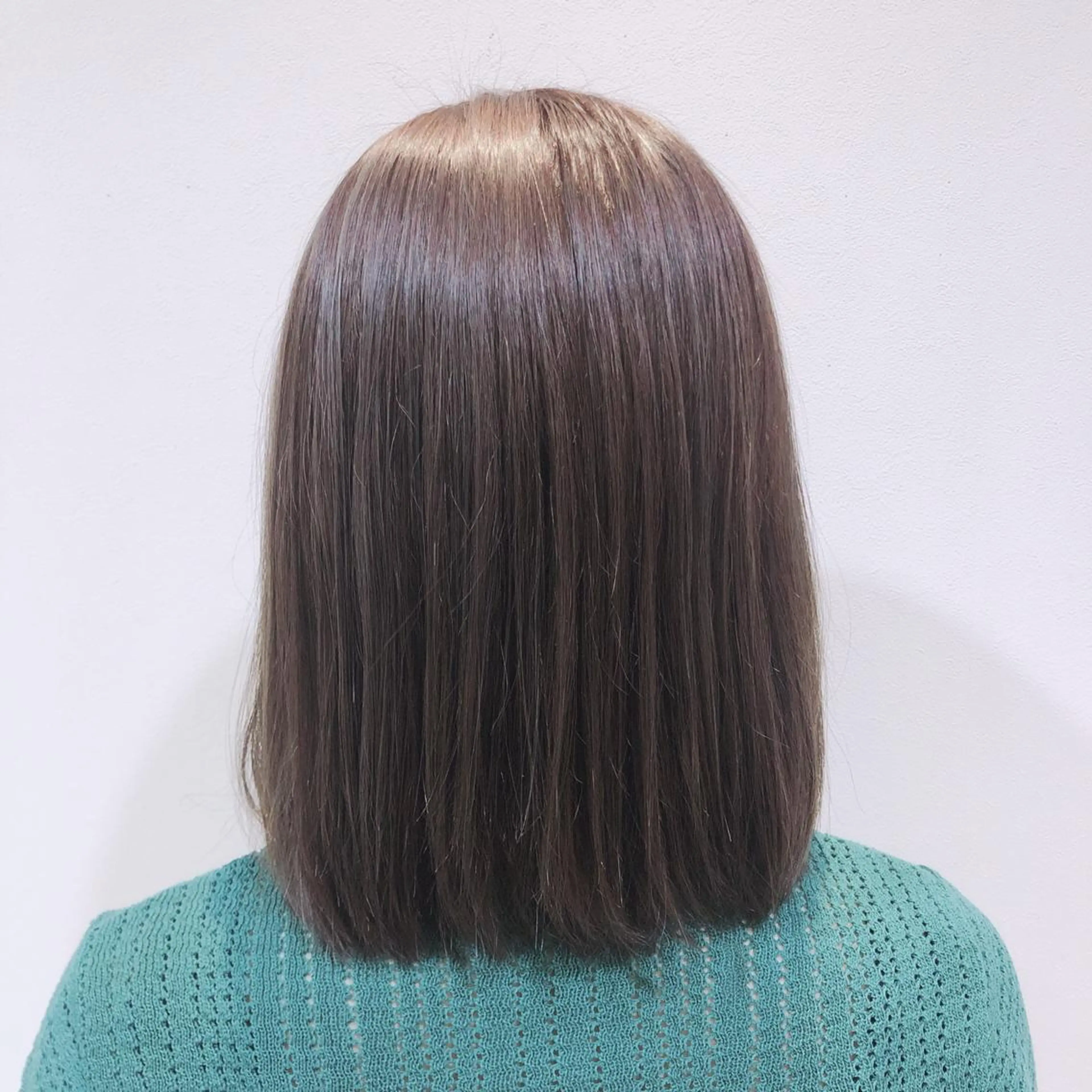 ミディアム カラー ハイライトカラー ボブ ハイライト ヘアカラー トリートメント 【WiLL都島】 YUKAのヘアスタイル