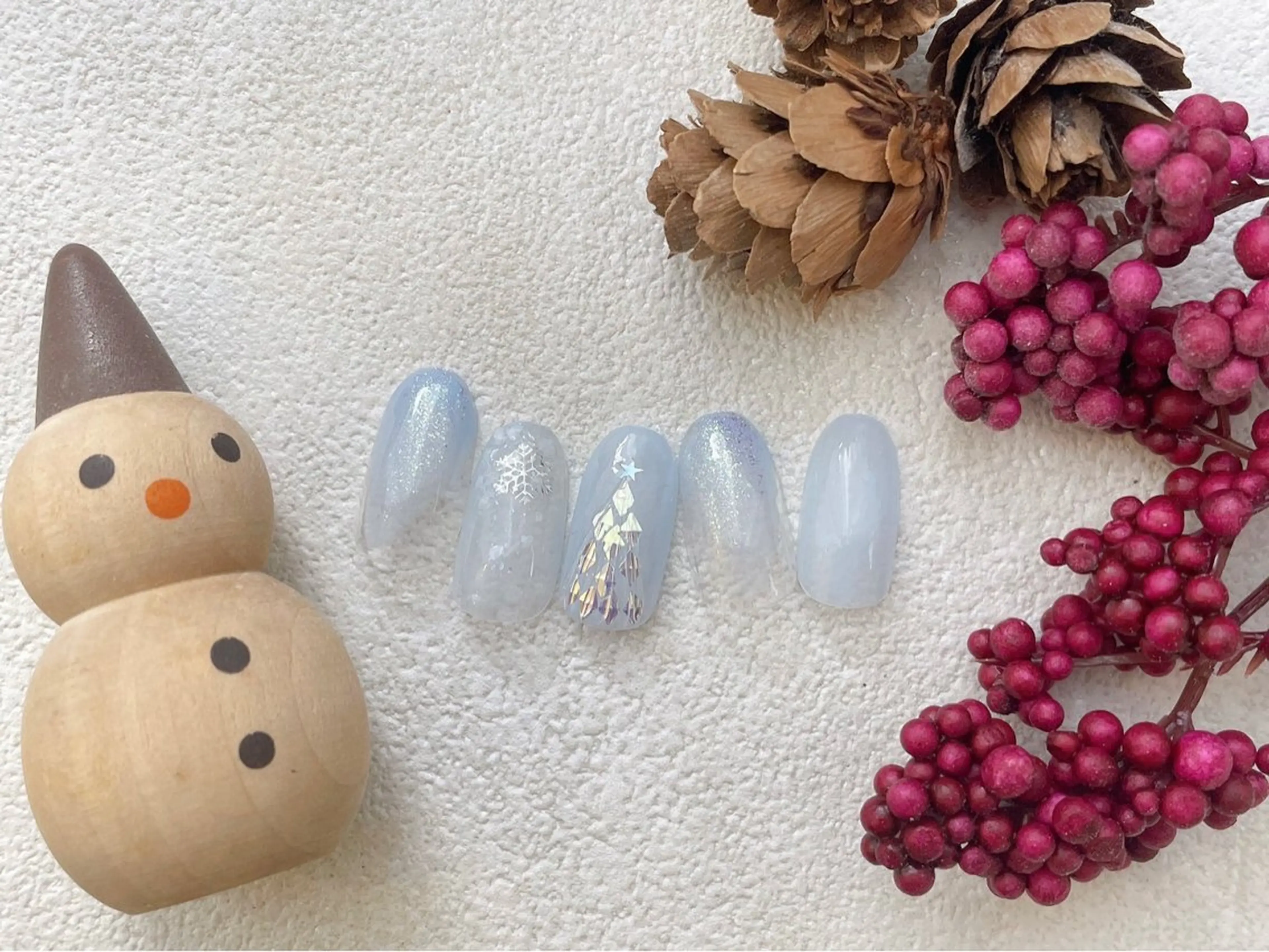 ネイル オーロラネイル フットネイル フレンチネイル ジェルネイル マグネットネイル kiki nail 二子玉川のネイルデザイン