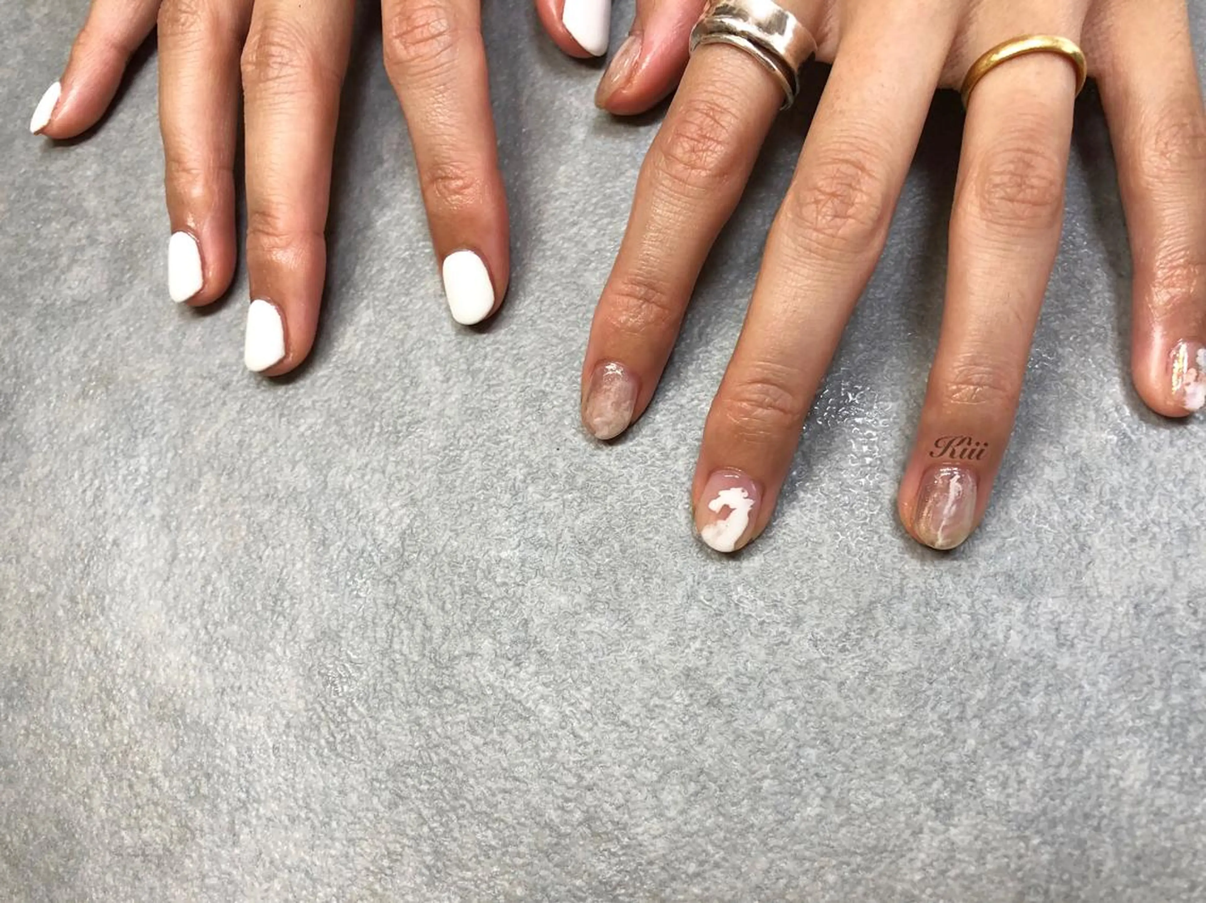 ネイル ハンドネイル フットネイル kiii.__ ✴︎*のネイルデザイン