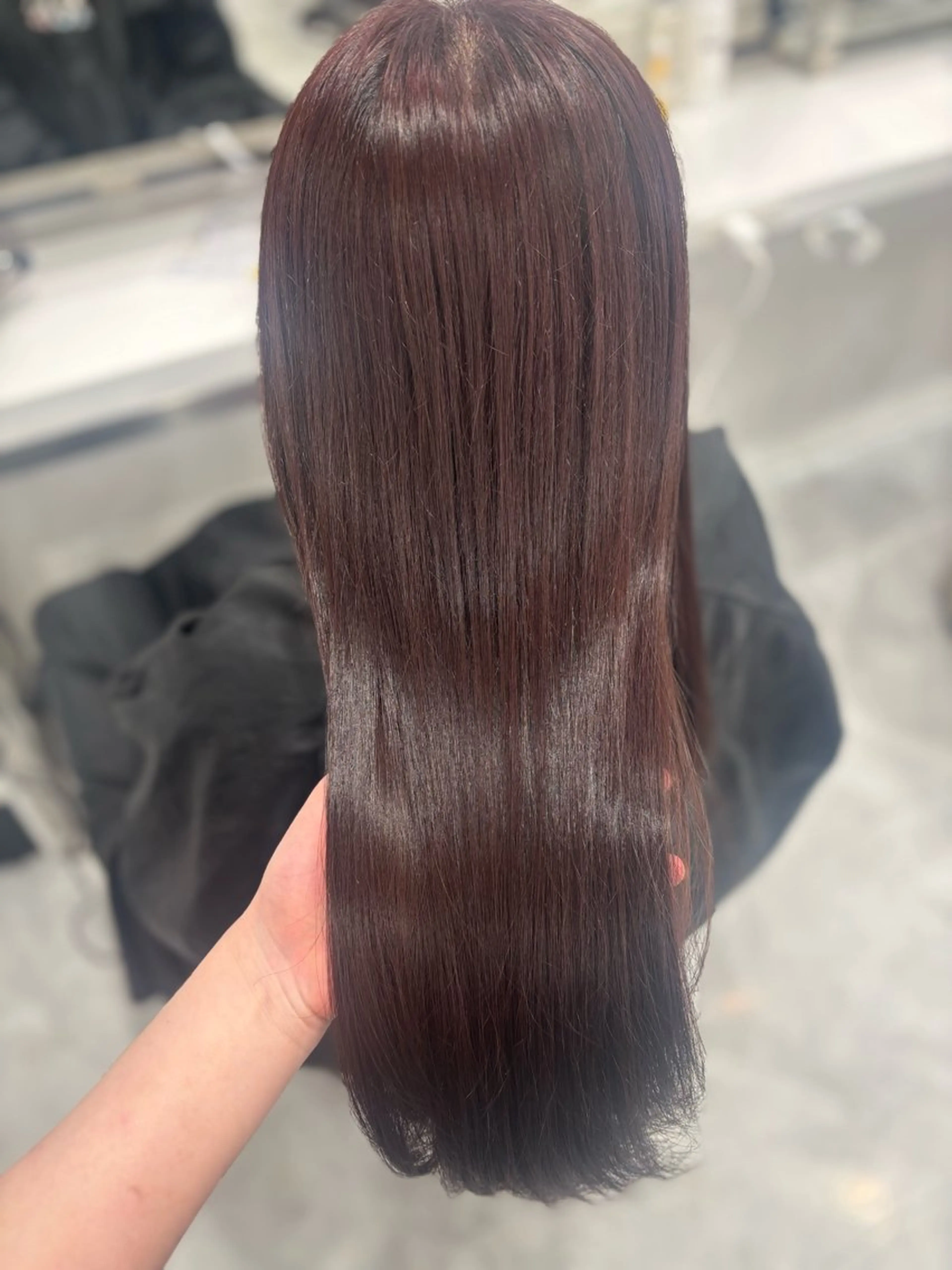 ロング カット ヘアカラー お洒落暖色 🍒AOI🍒のヘアスタイル