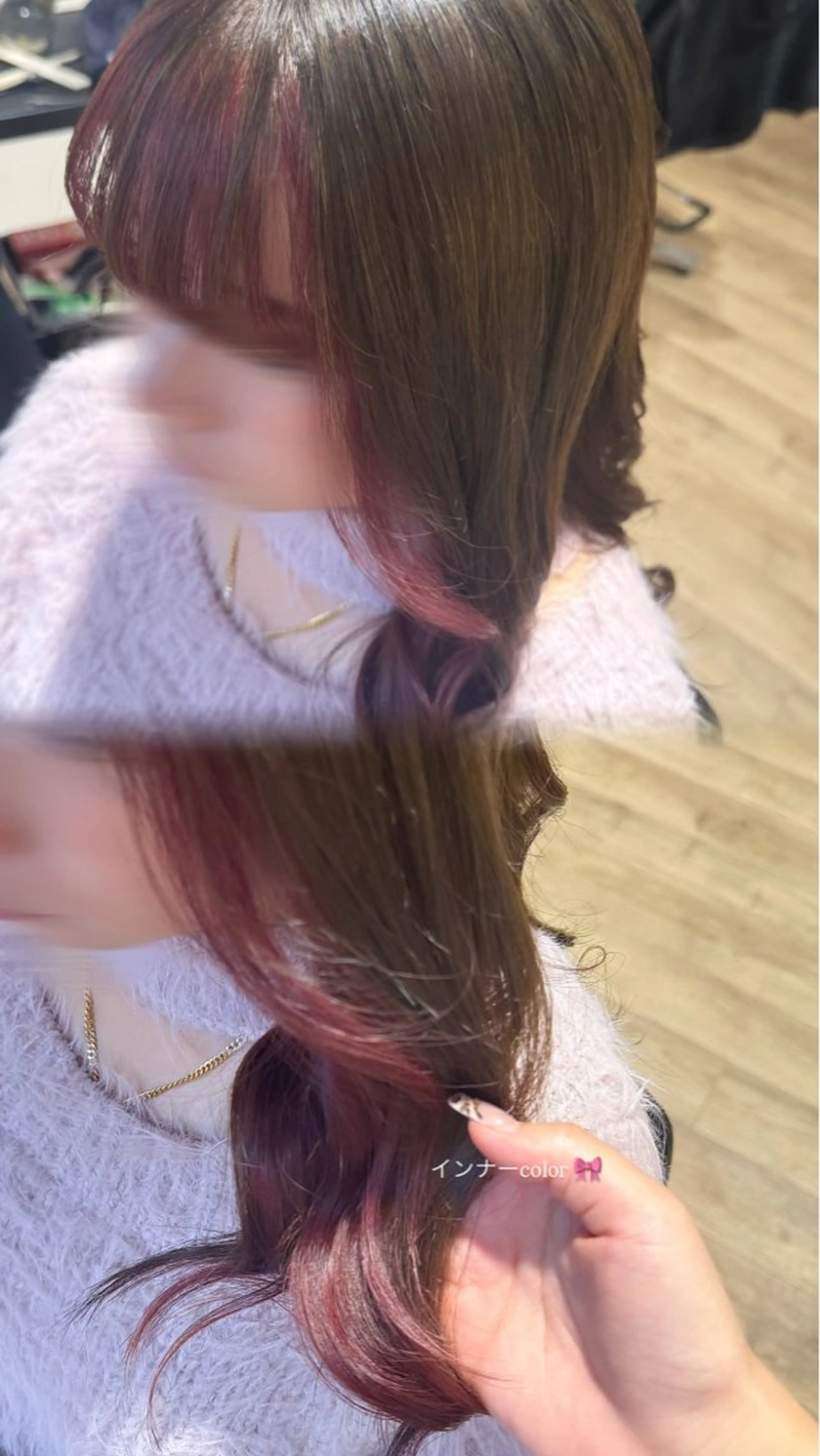カラー ミストバング ブリーチ ヘアカラー KaRin 🌺のヘアスタイル