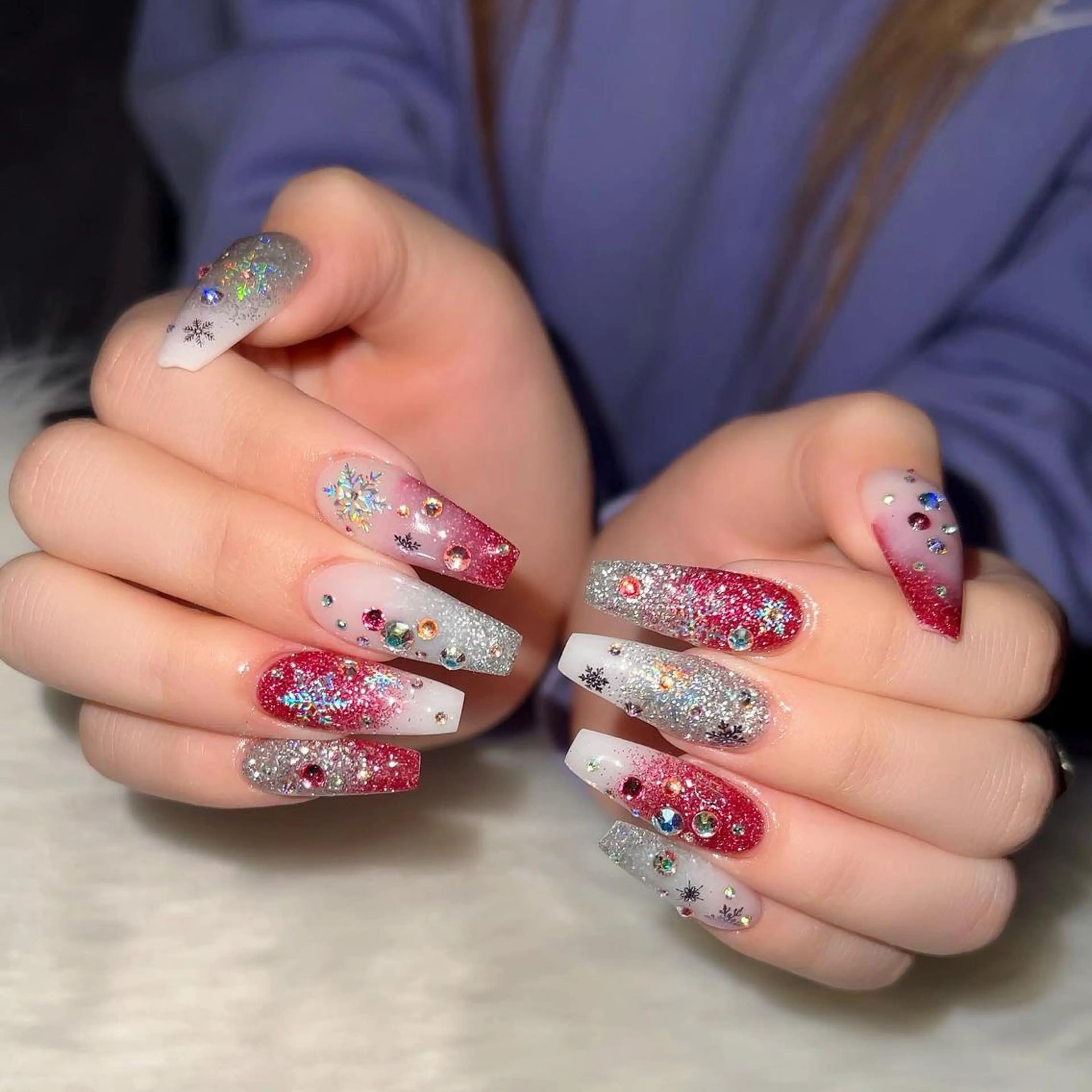 セミロング ネイル nail salon azuのネイルデザイン