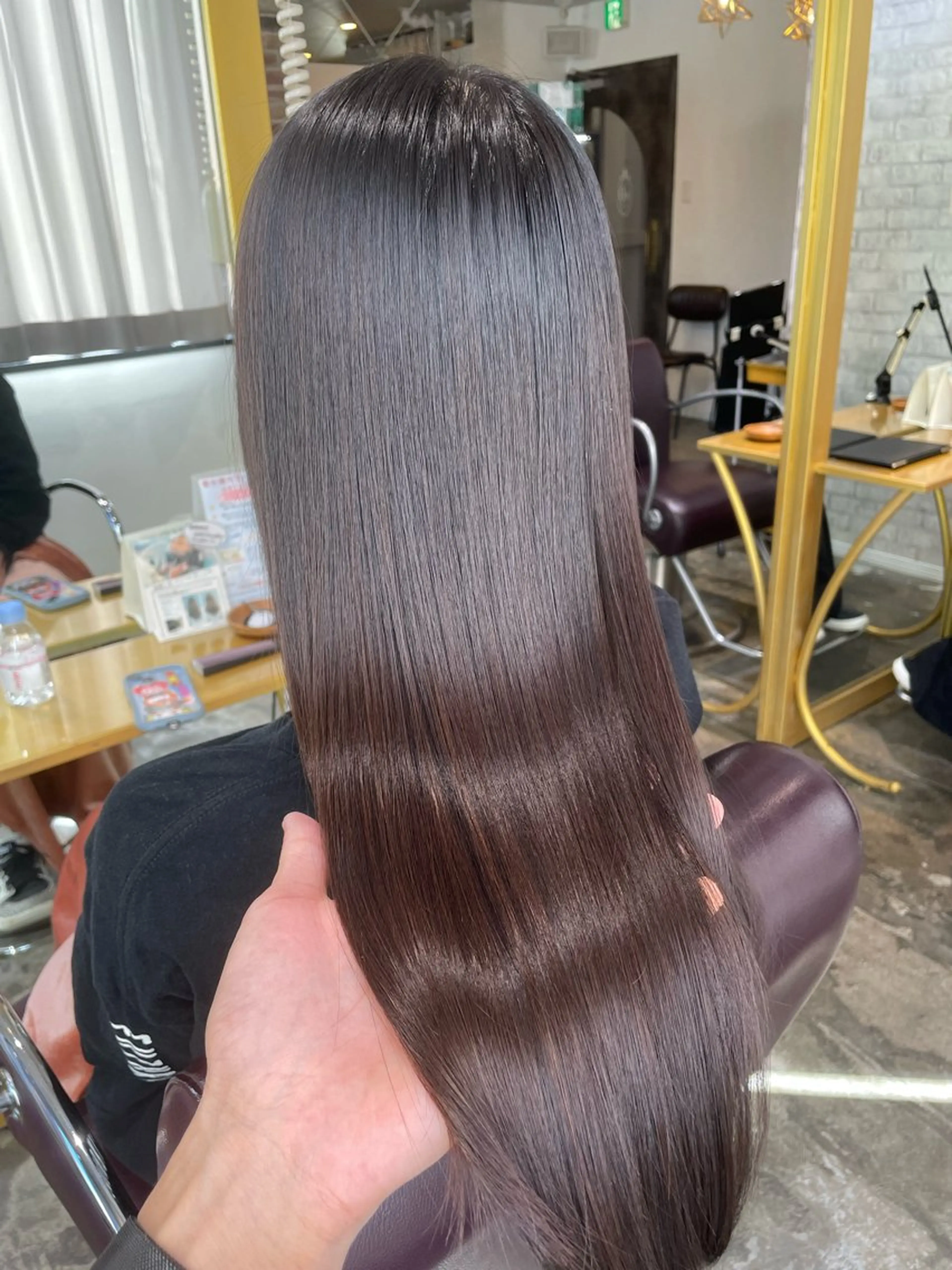 セミロング カット 縮毛矯正 トリートメント 心斎橋/縮毛矯正/ 髪質改善　吉見勇亮のヘアスタイル