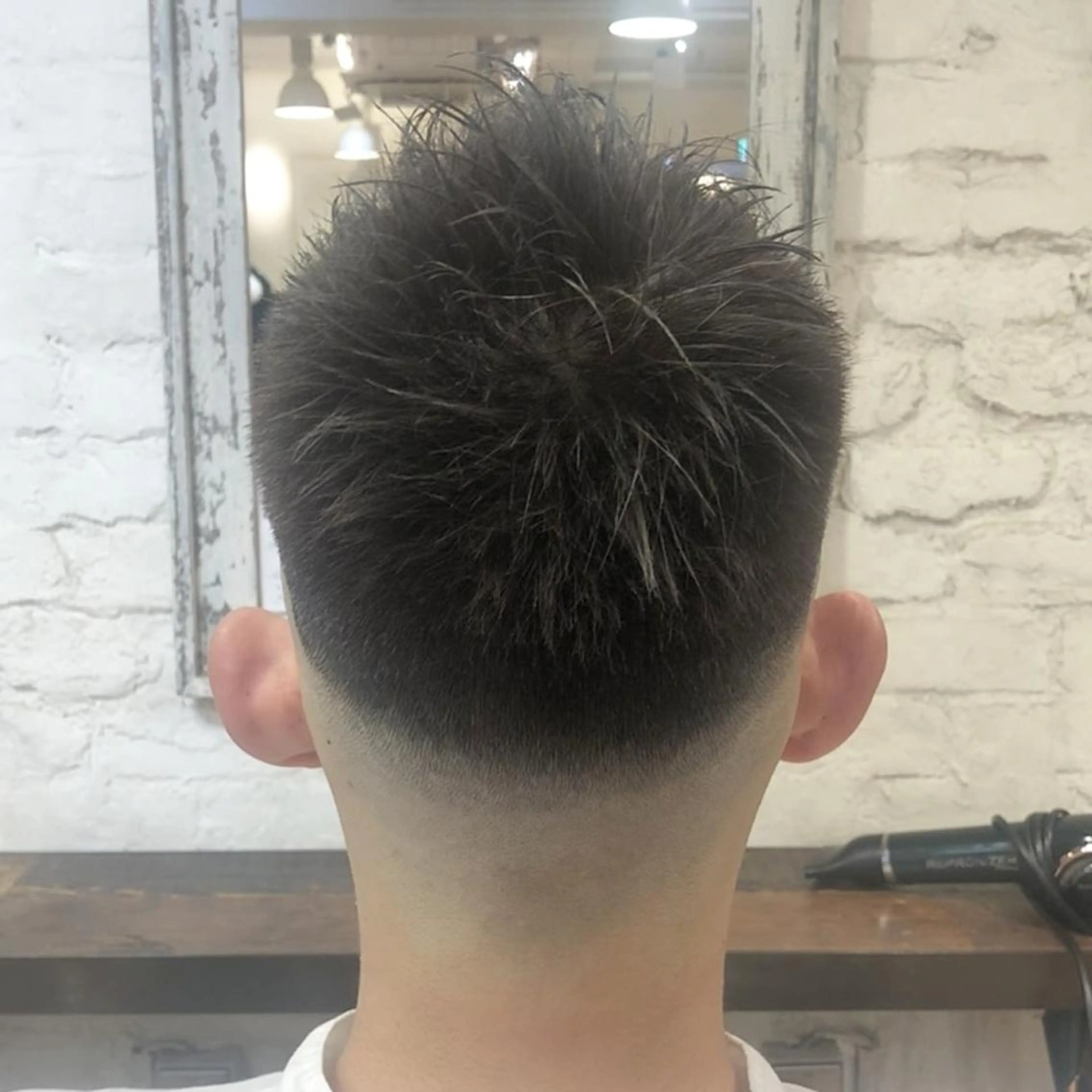 ショート メンズ カット Hair make ONE  008所属・メンズ/フェード/ バーバー/盛山大地のヘアスタイル